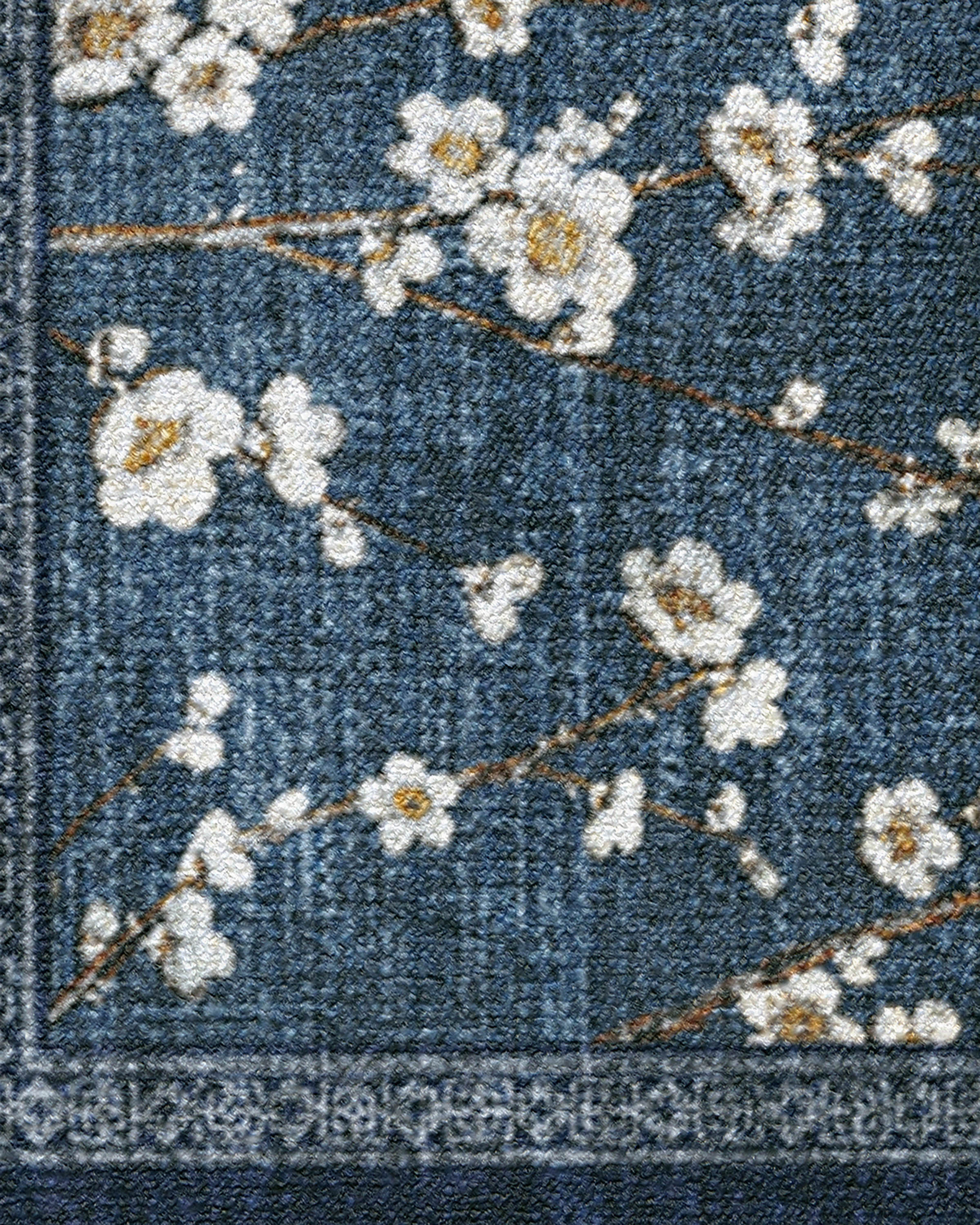 Sakura Indigo Rug by Gracie