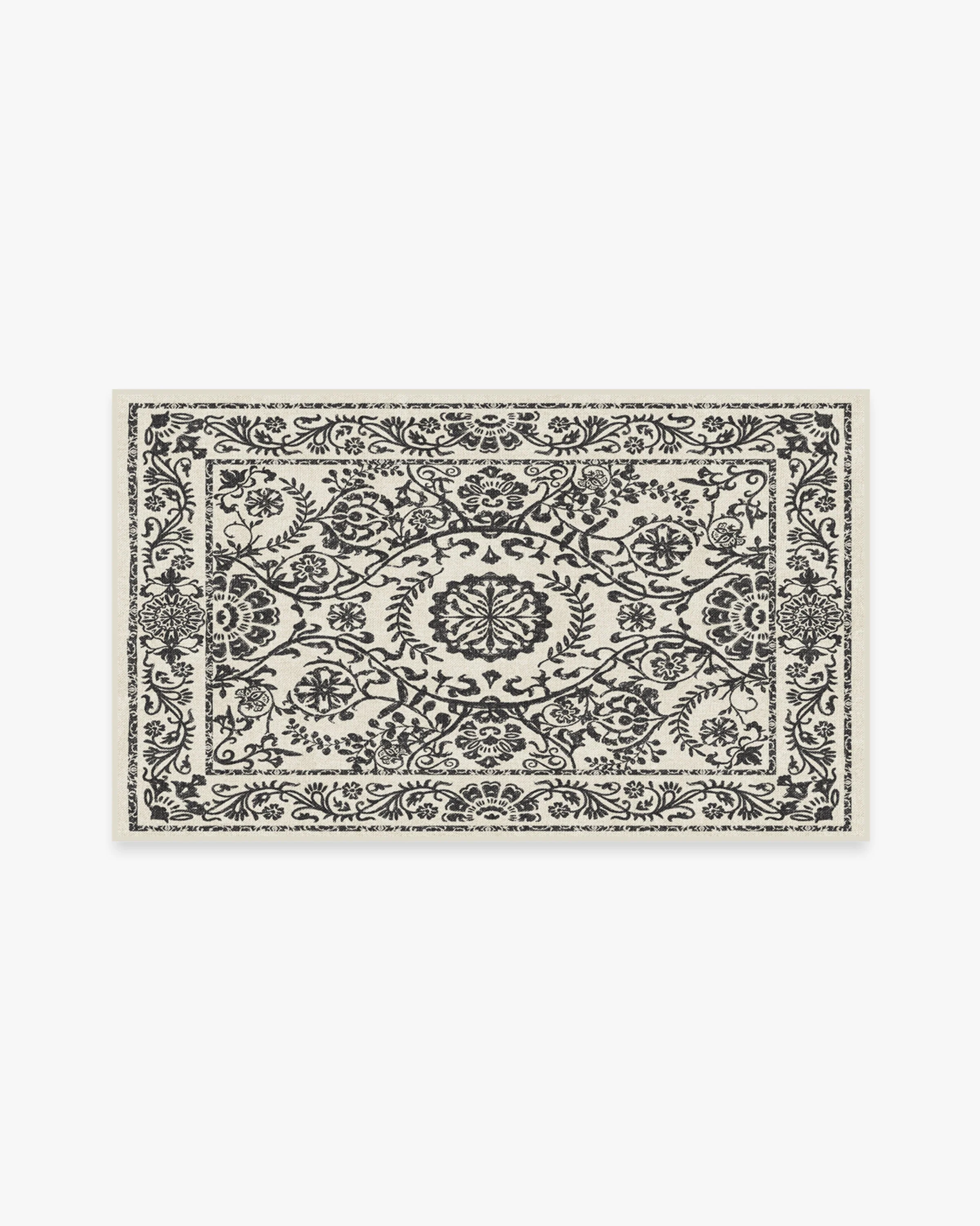 Delphina Black & White Rug