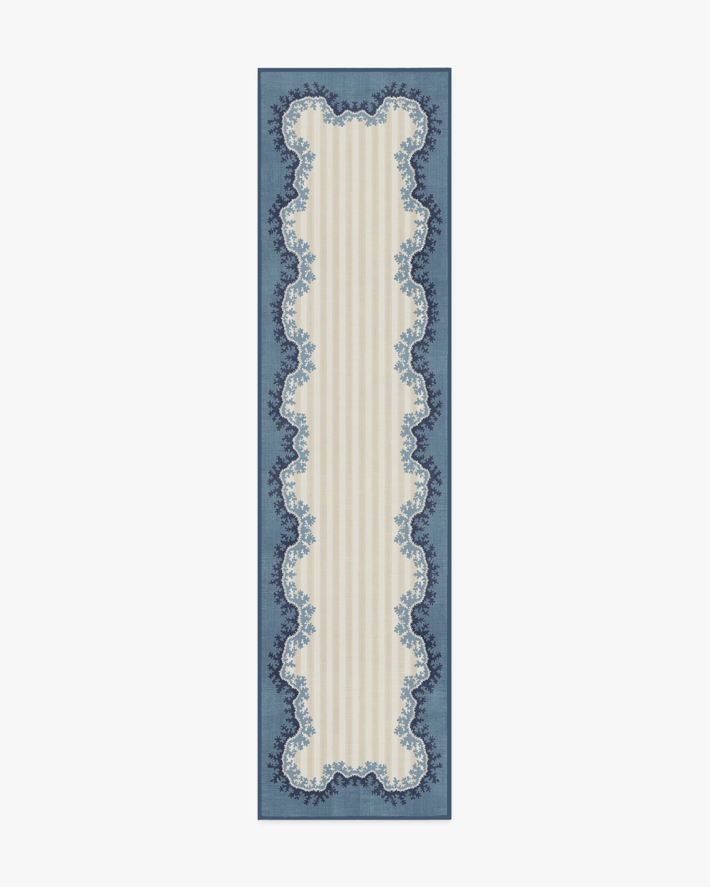 Oxbow Indigo Flatwoven Rug by Sanderson