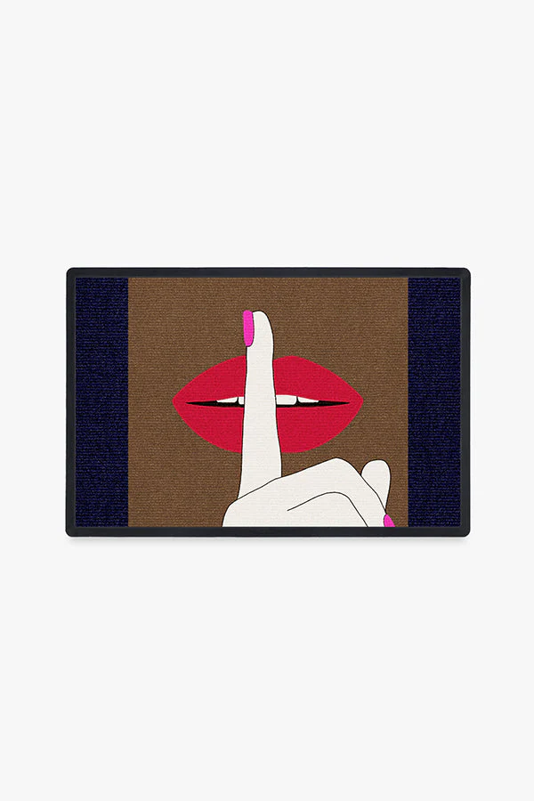 Hush Doormat by Jonathan Adler