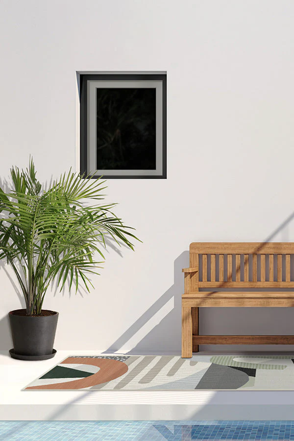 Medley Desert Sage Outdoor Rug