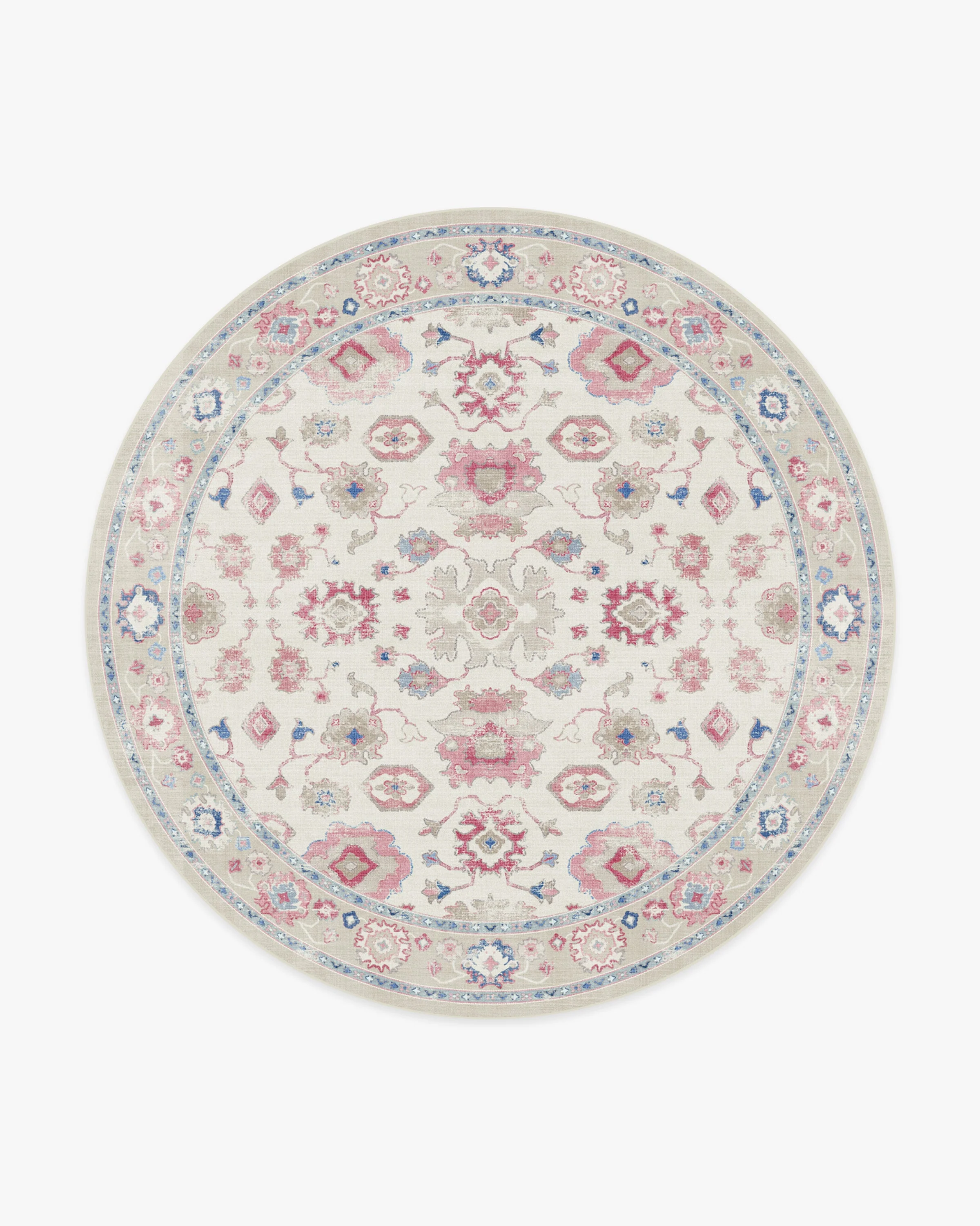 Serena Pink Rug by Mrs. Alice