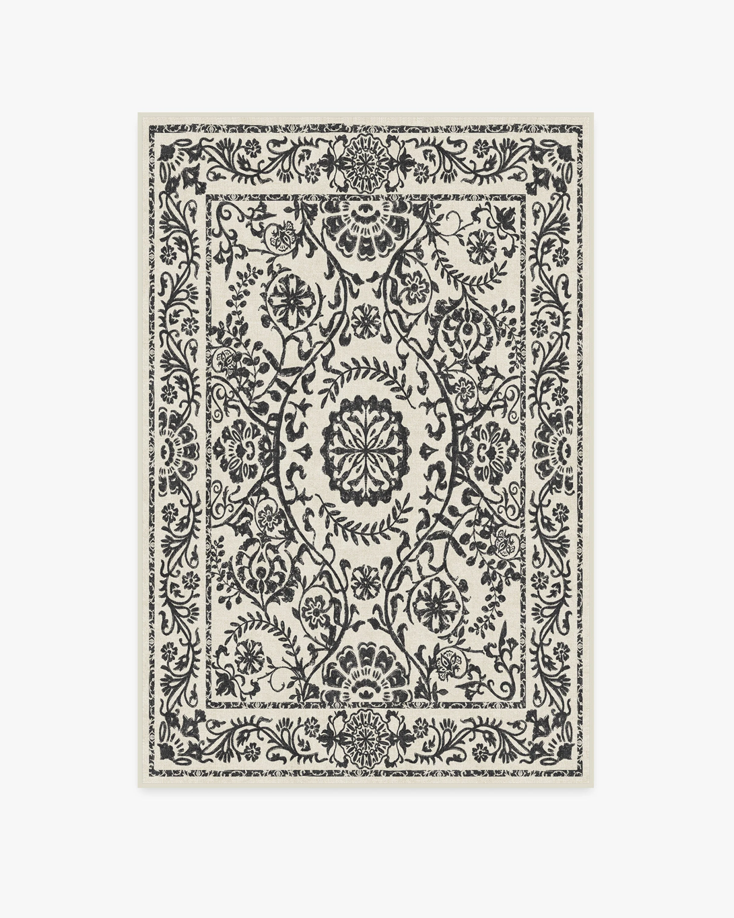 Delphina Black & White Rug