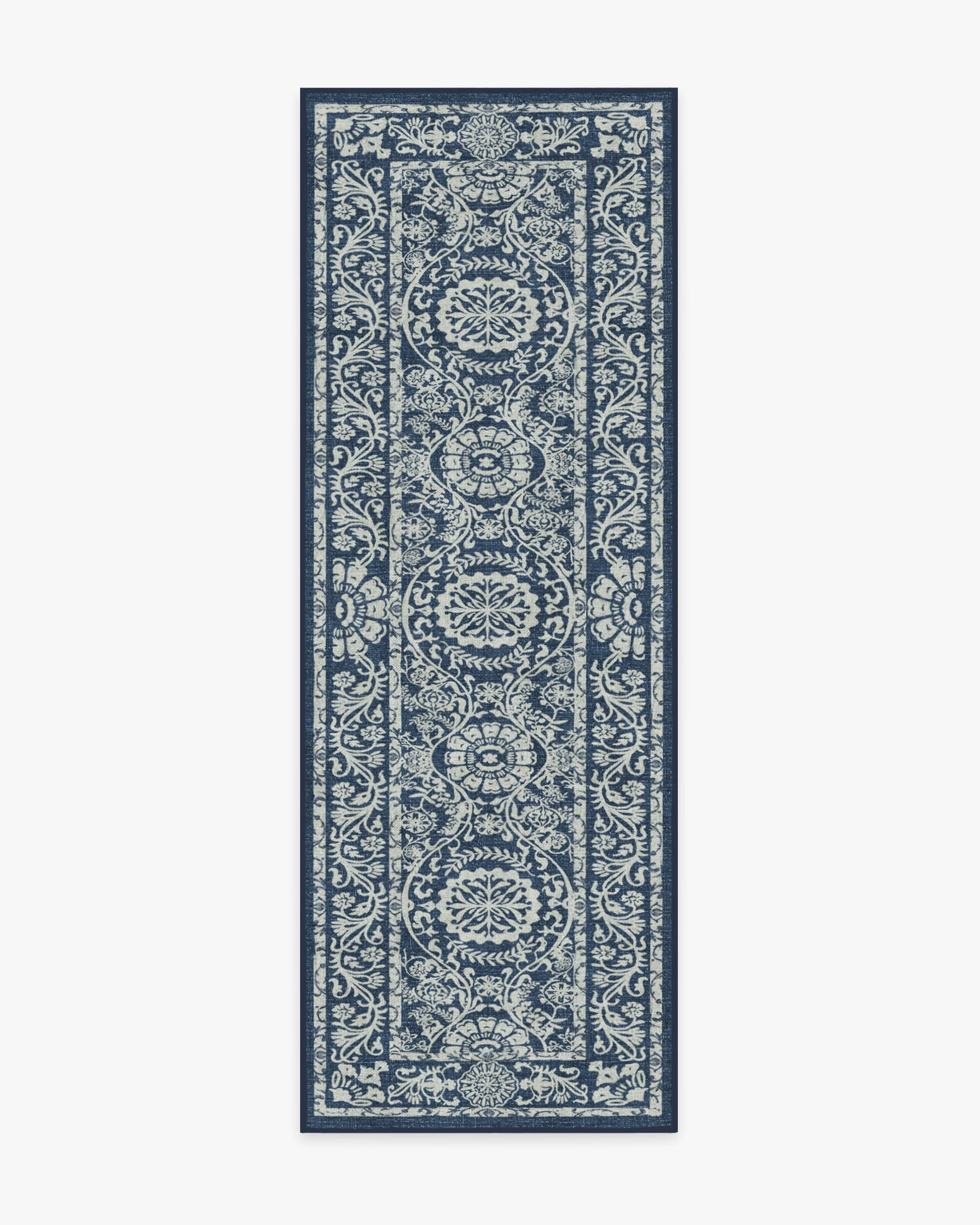Delphina Navy Blue Flatwoven Rug