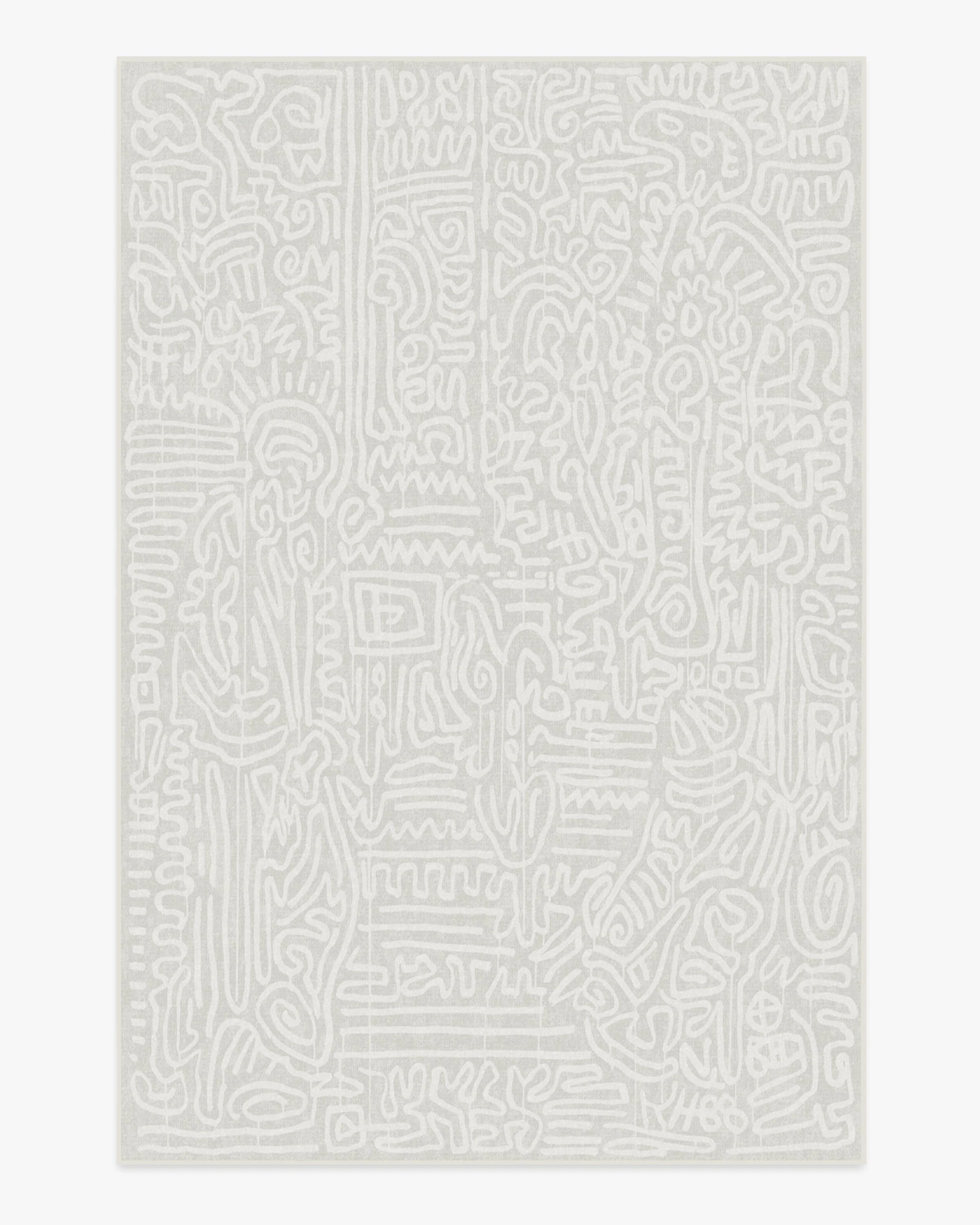 Freestyle Pearl Rug by Keith Haring
