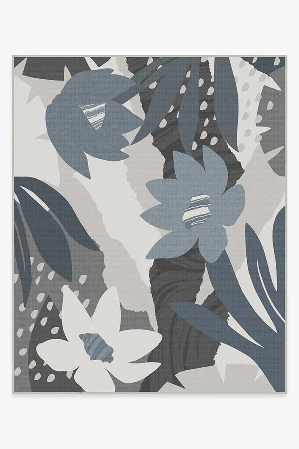 Arcadia Steel Blue Outdoor Rug