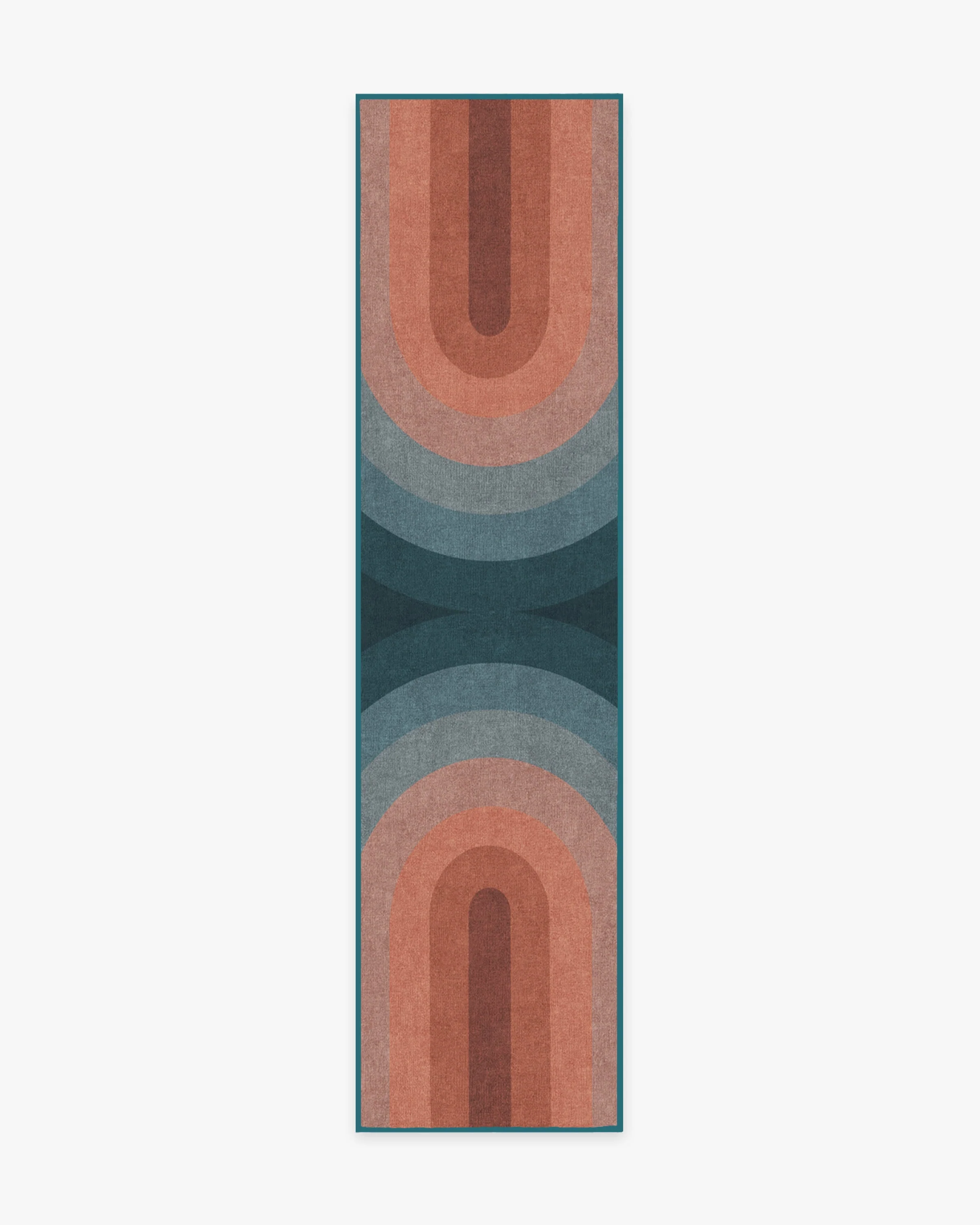 Absida Teal Flatwoven Rug