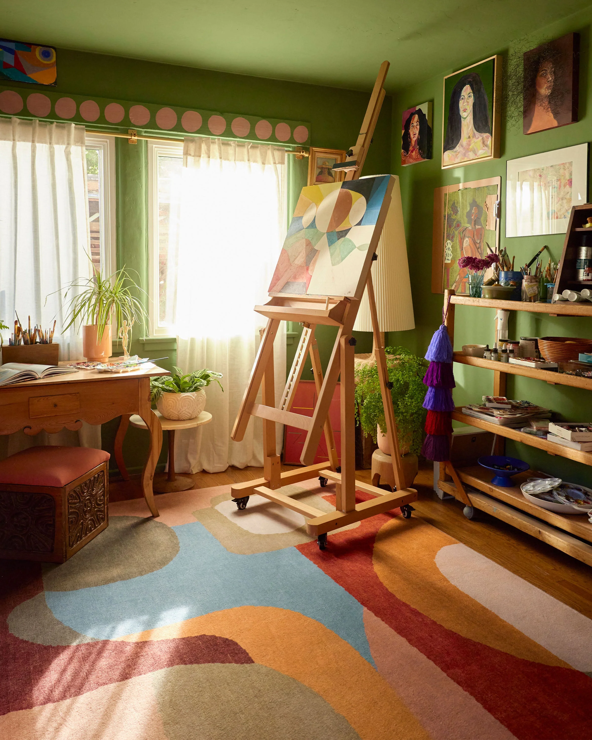 Sonia Terra & Sage Rug by Justina Blakeney