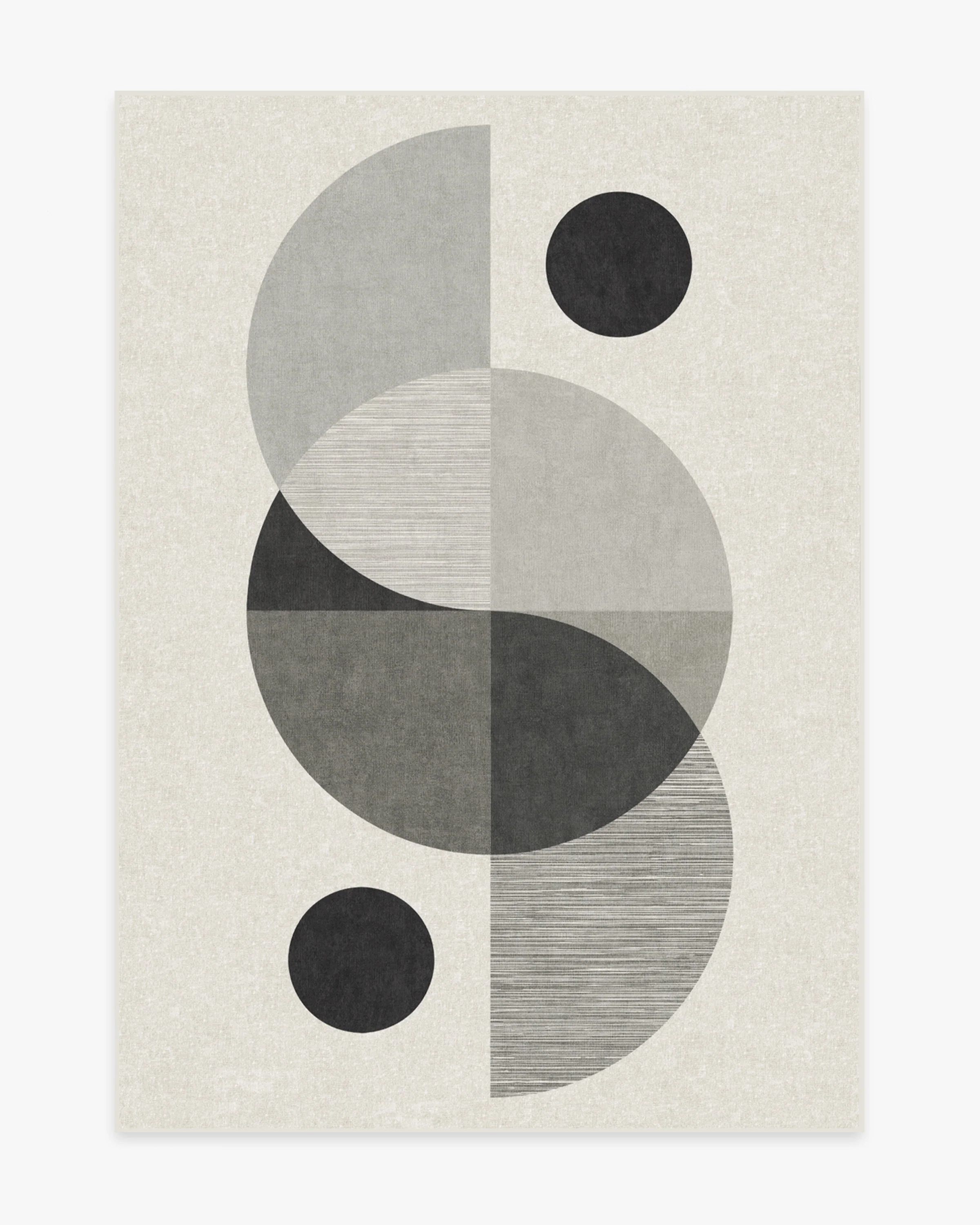 Villette Greyscale Flatwoven Rug by Nina Takesh