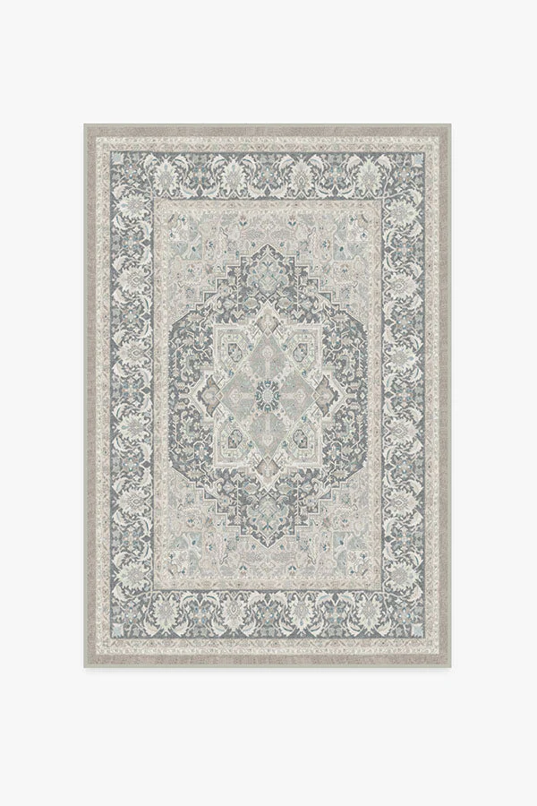 Hendesi Heriz Abalone Flatwoven Rug