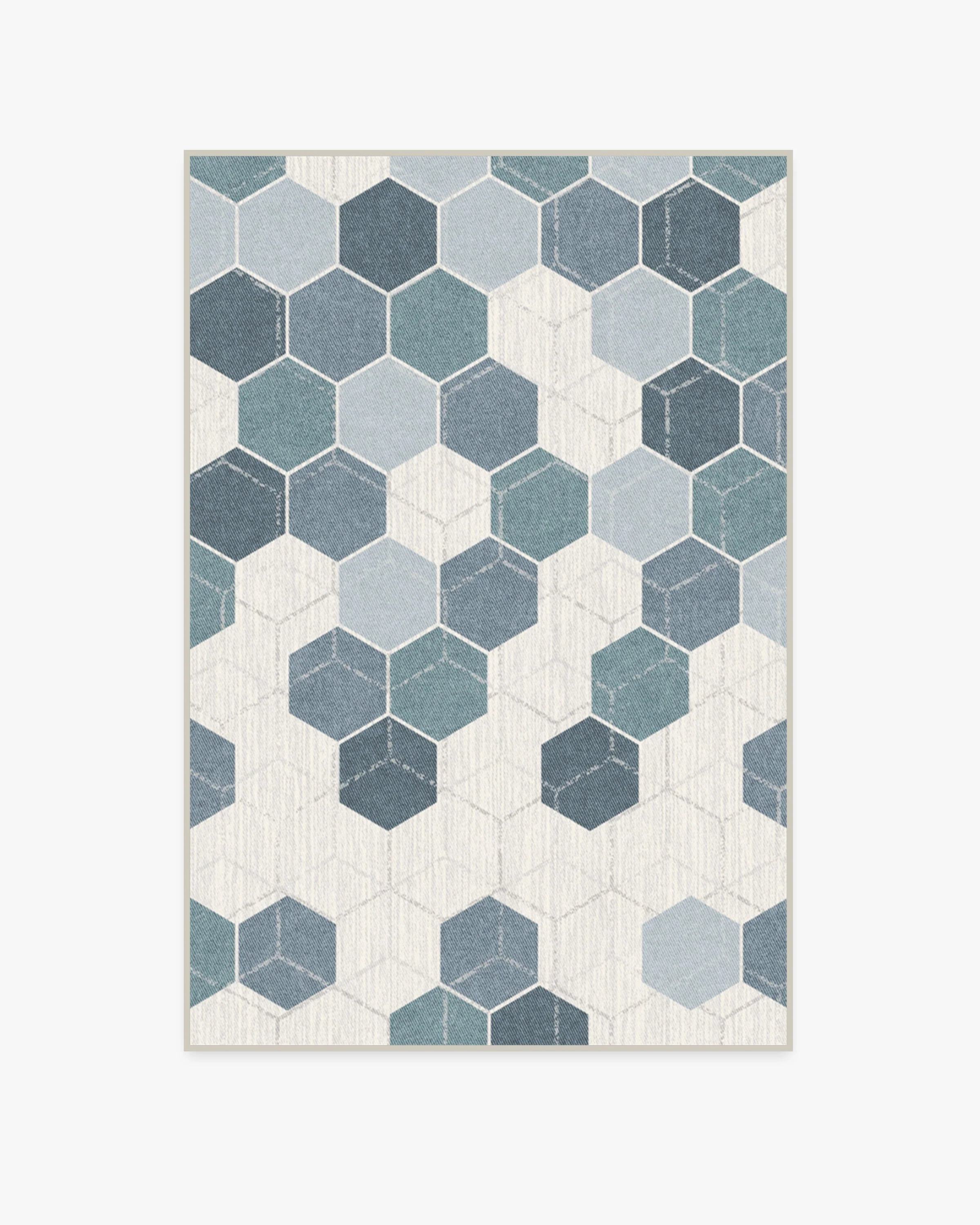 Prisma Slate Blue Flatwoven Rug