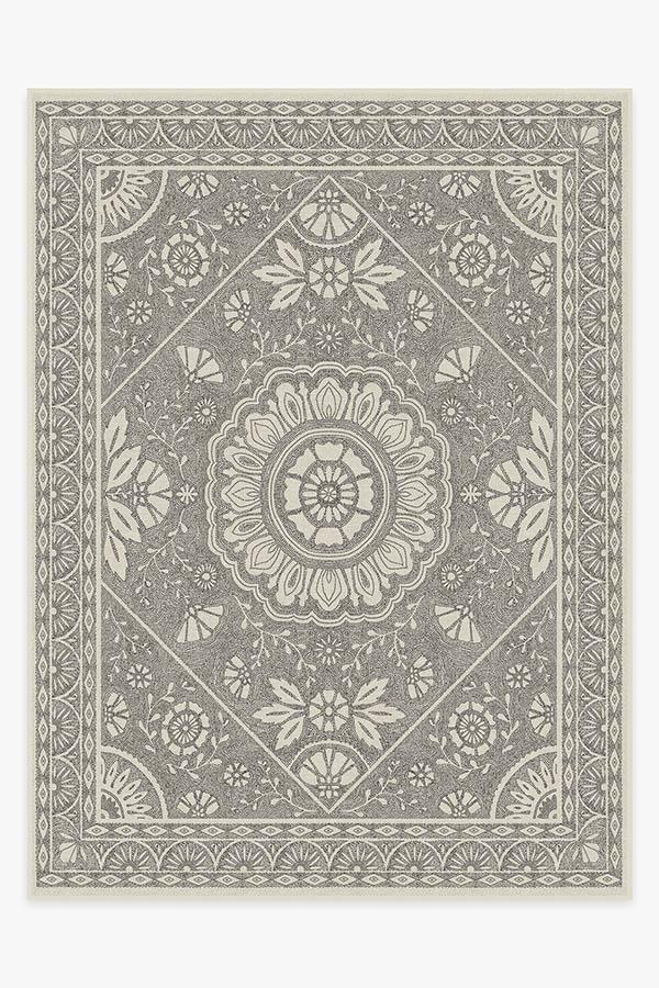 Almana Black & White Flatwoven Rug