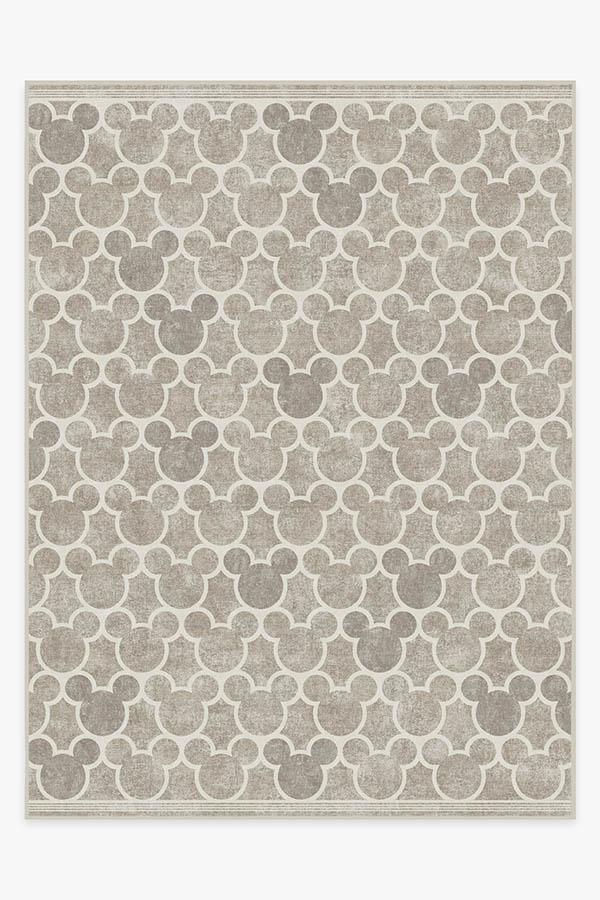 Mickey Trellis Ash Grey Flatwoven Rug