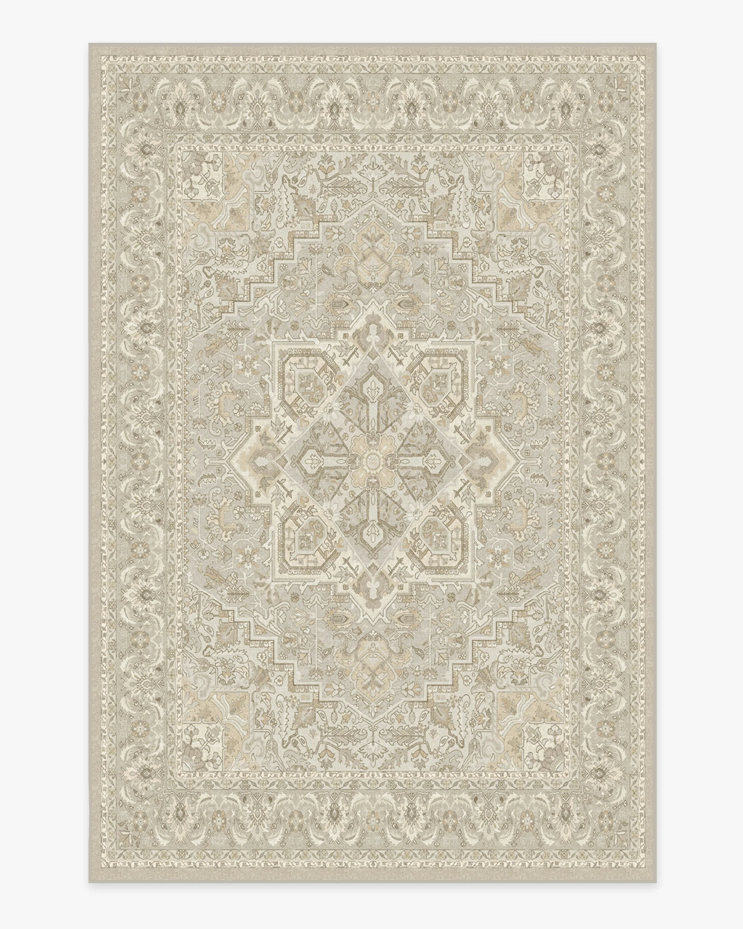 Hendesi Heriz Cream Flatwoven Rug