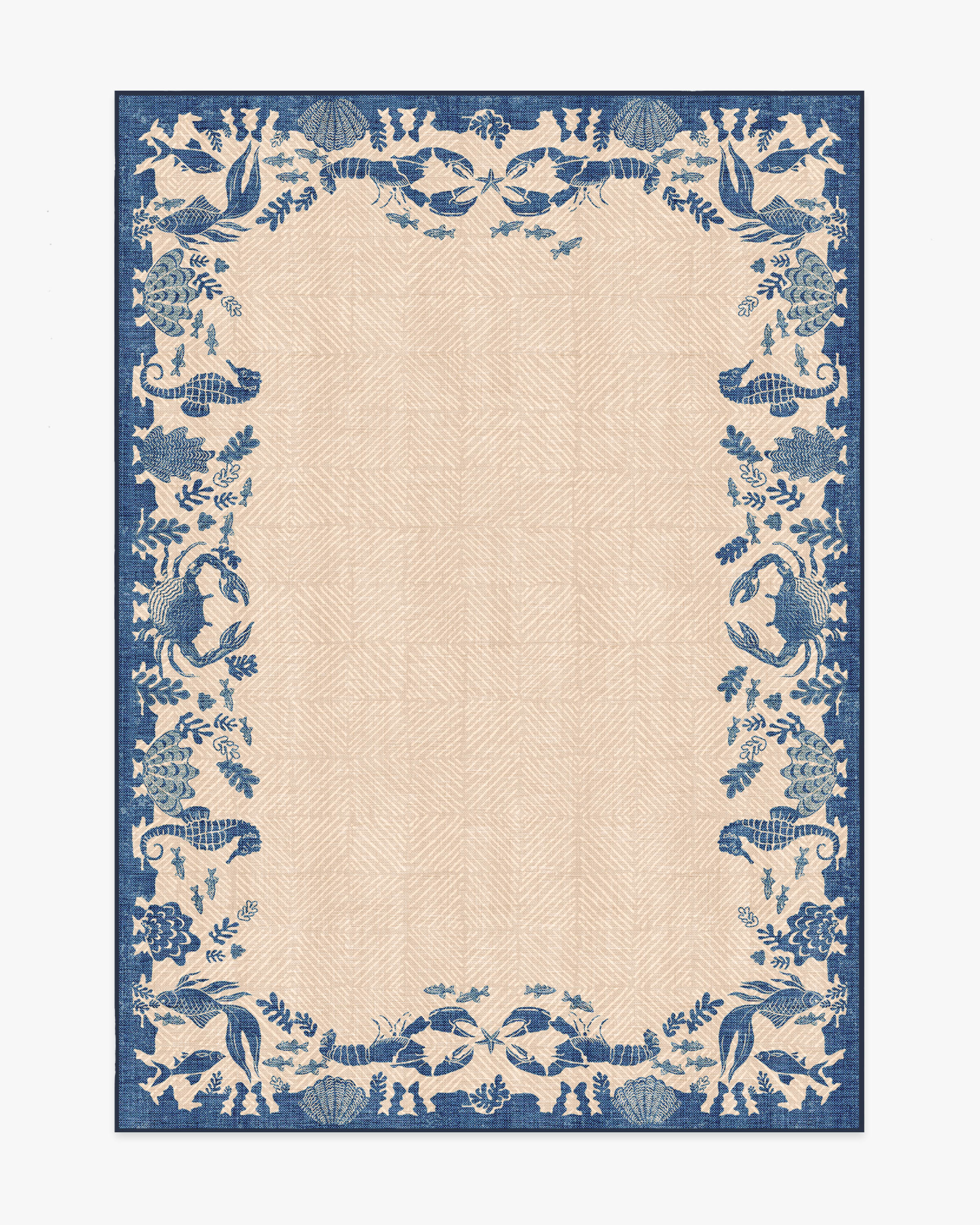 Ionia Sapphire & Natural Outdoor Rug