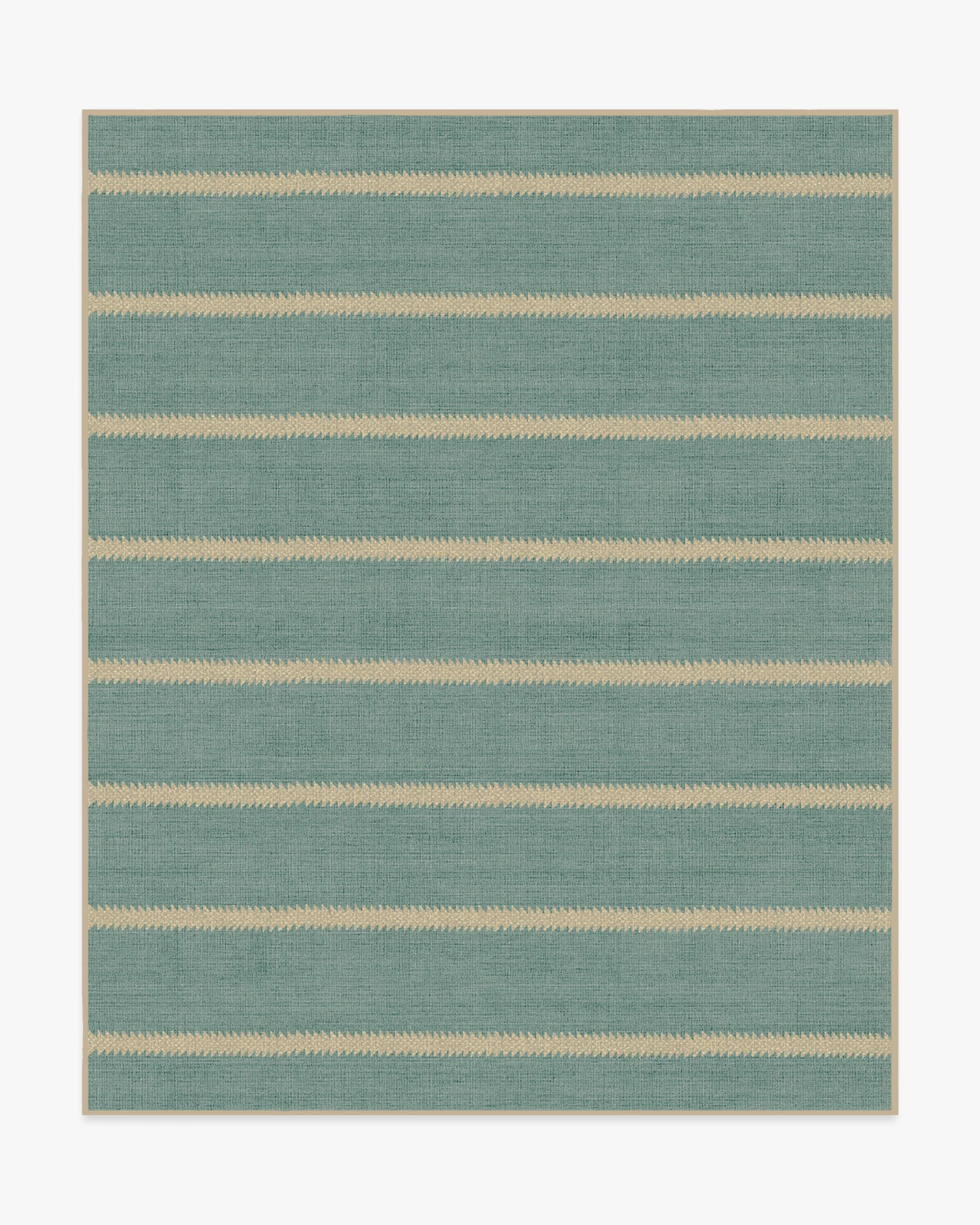 Malibu Blue Re-Jute Rug by Gray Malin