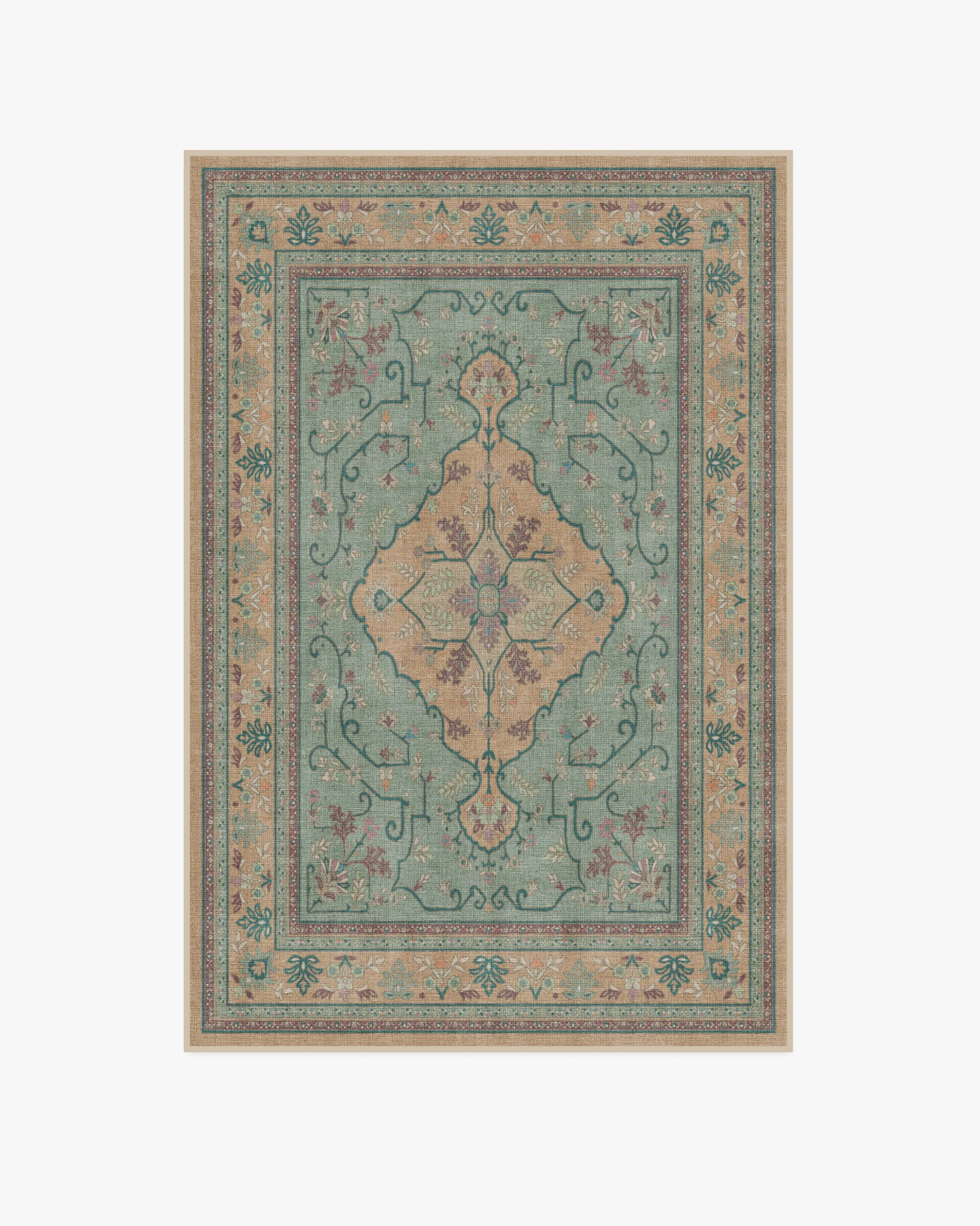 Tallulah Natural Jade Flatwoven Rug