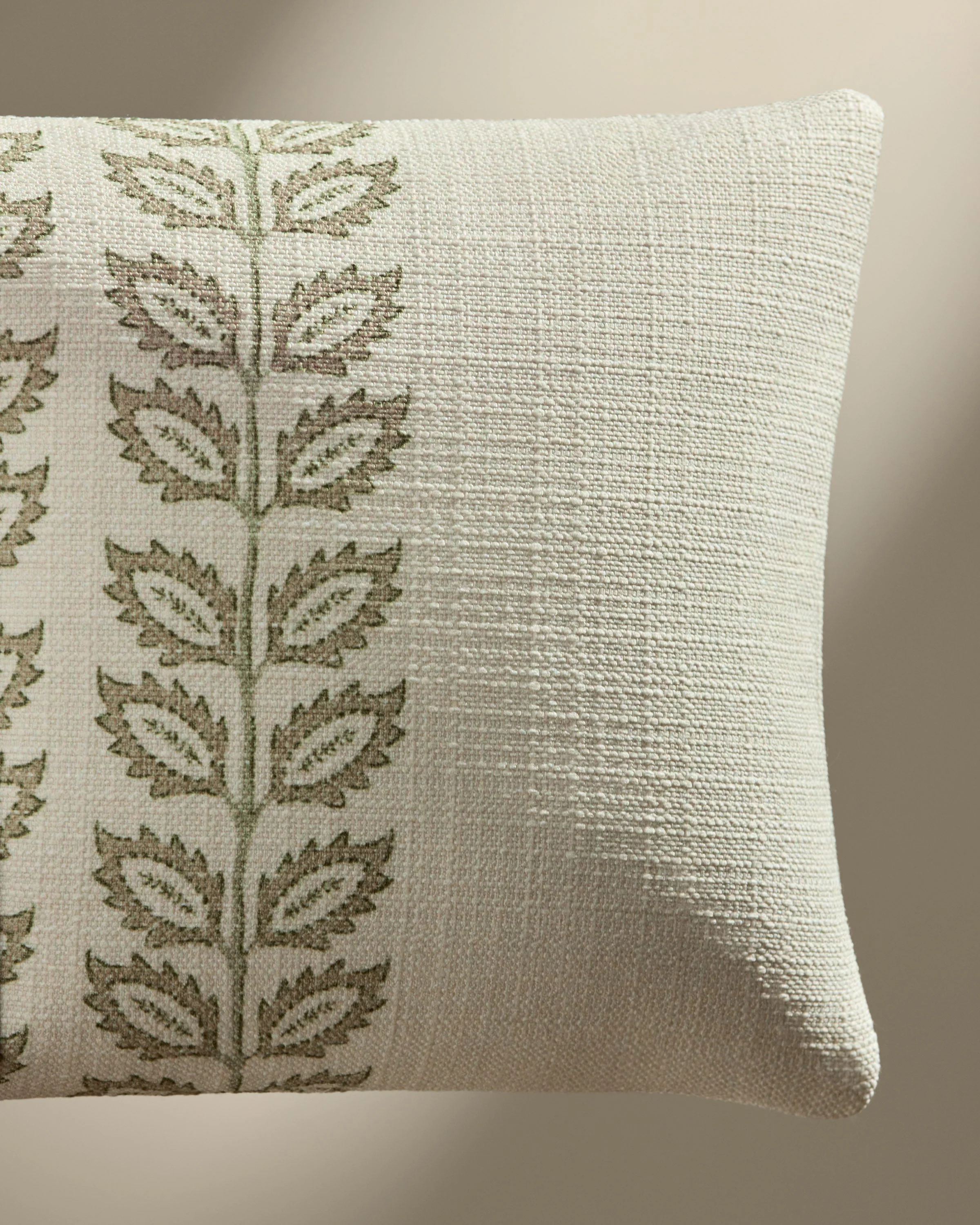 Fae Alabaster Woven Throw Pillow