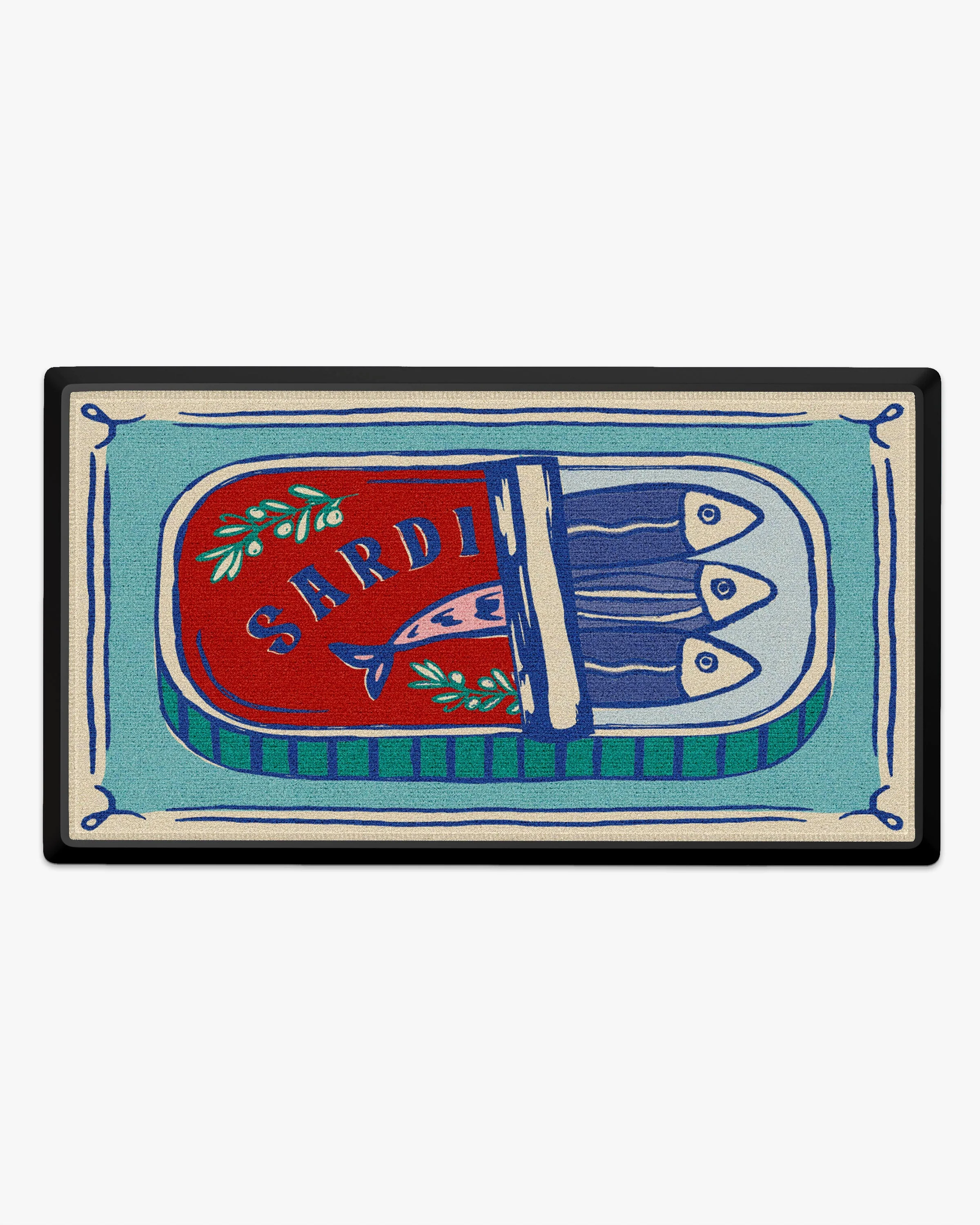 Tin Fish Large Doormat