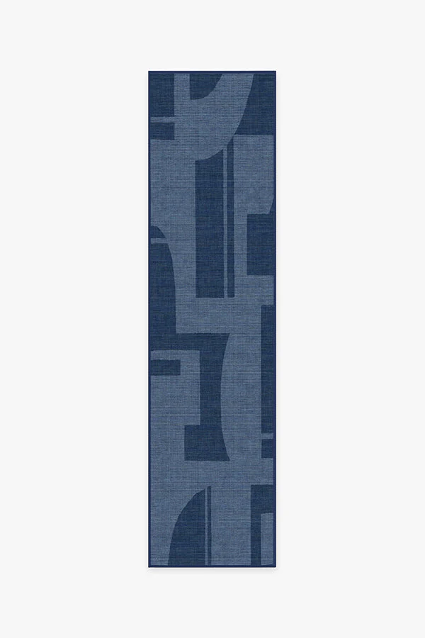 Bodin Ink Blue Outdoor Rug