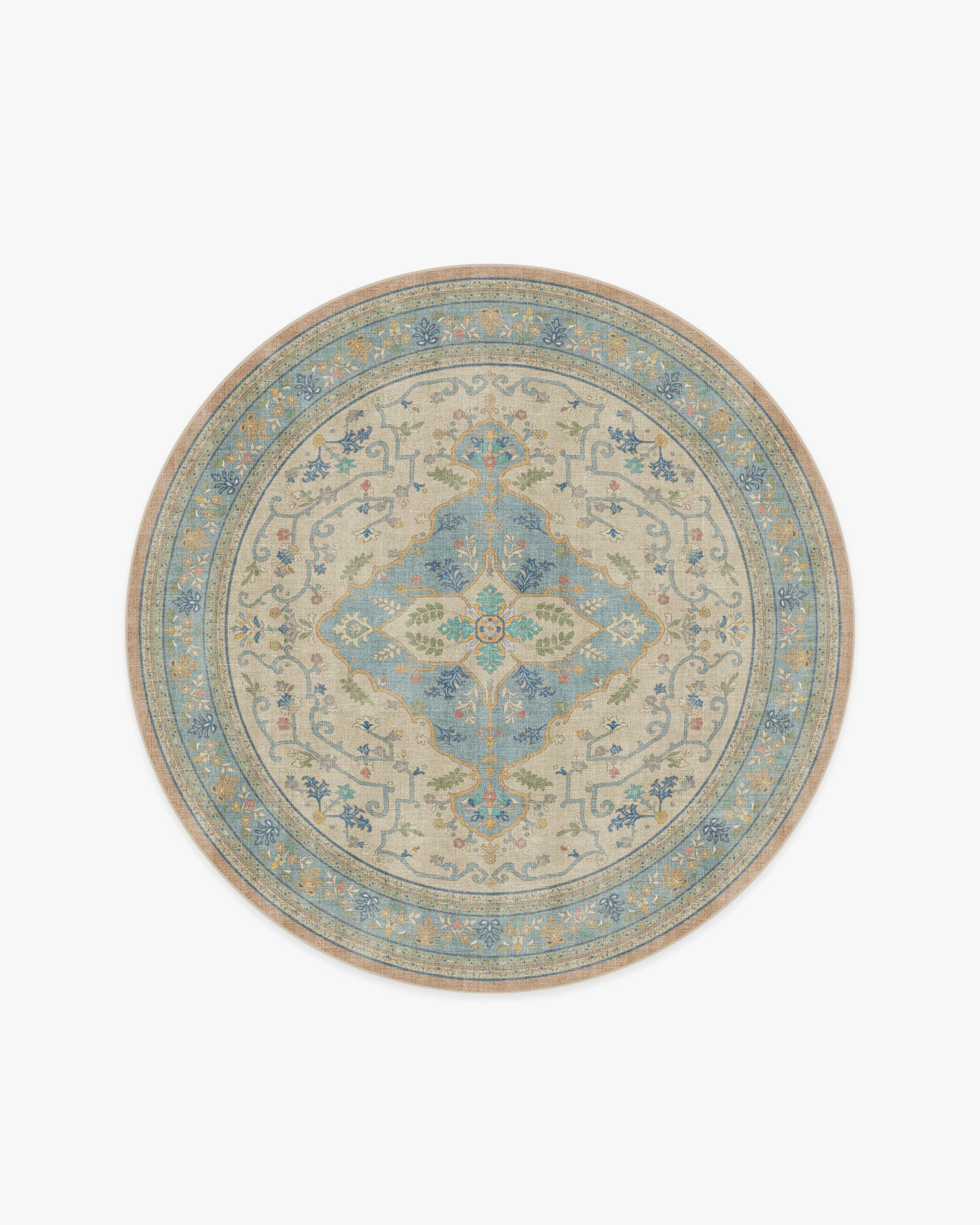 Tallulah Blue & Ivory Flatwoven Rug