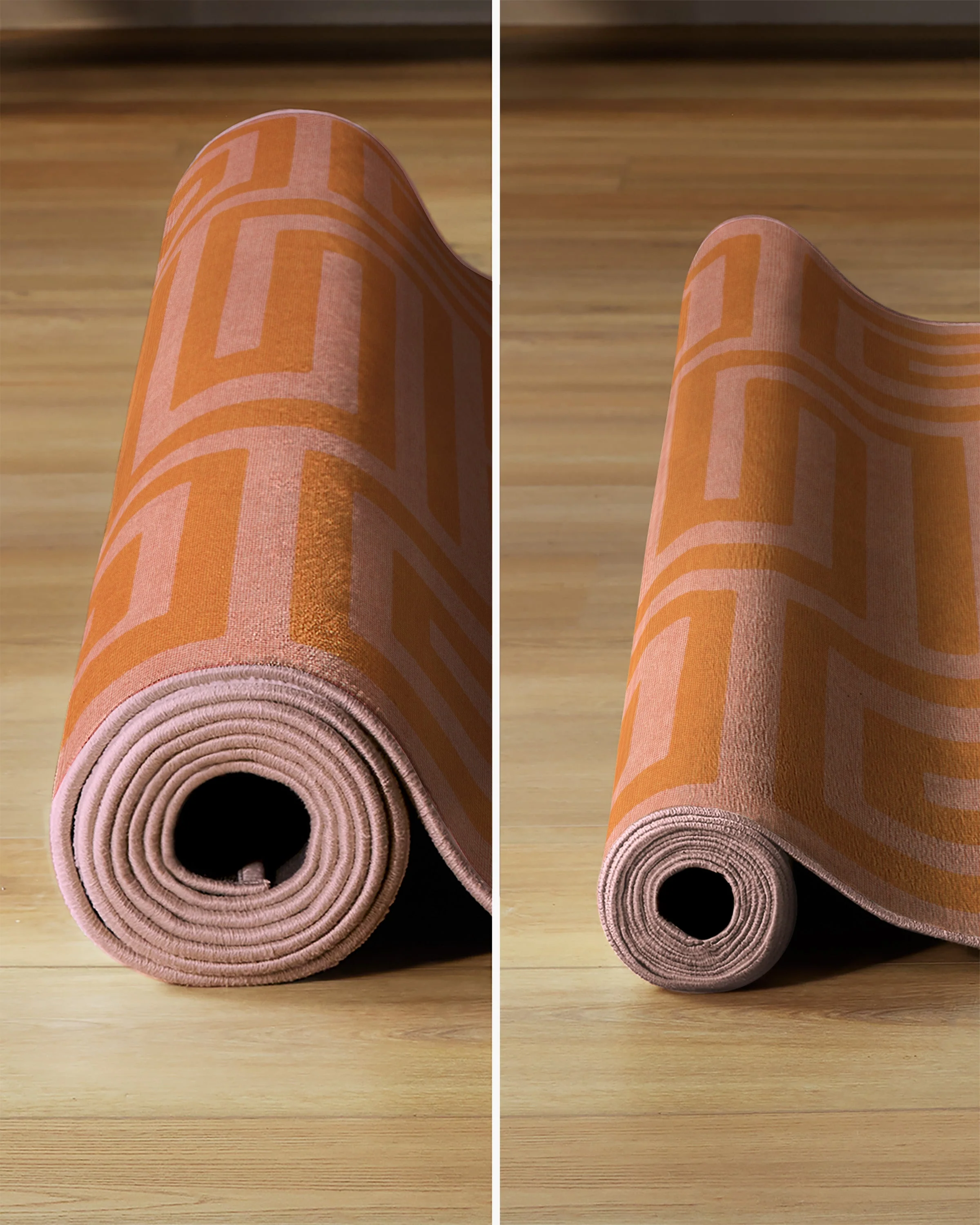 Maze Pink & Orange Rug