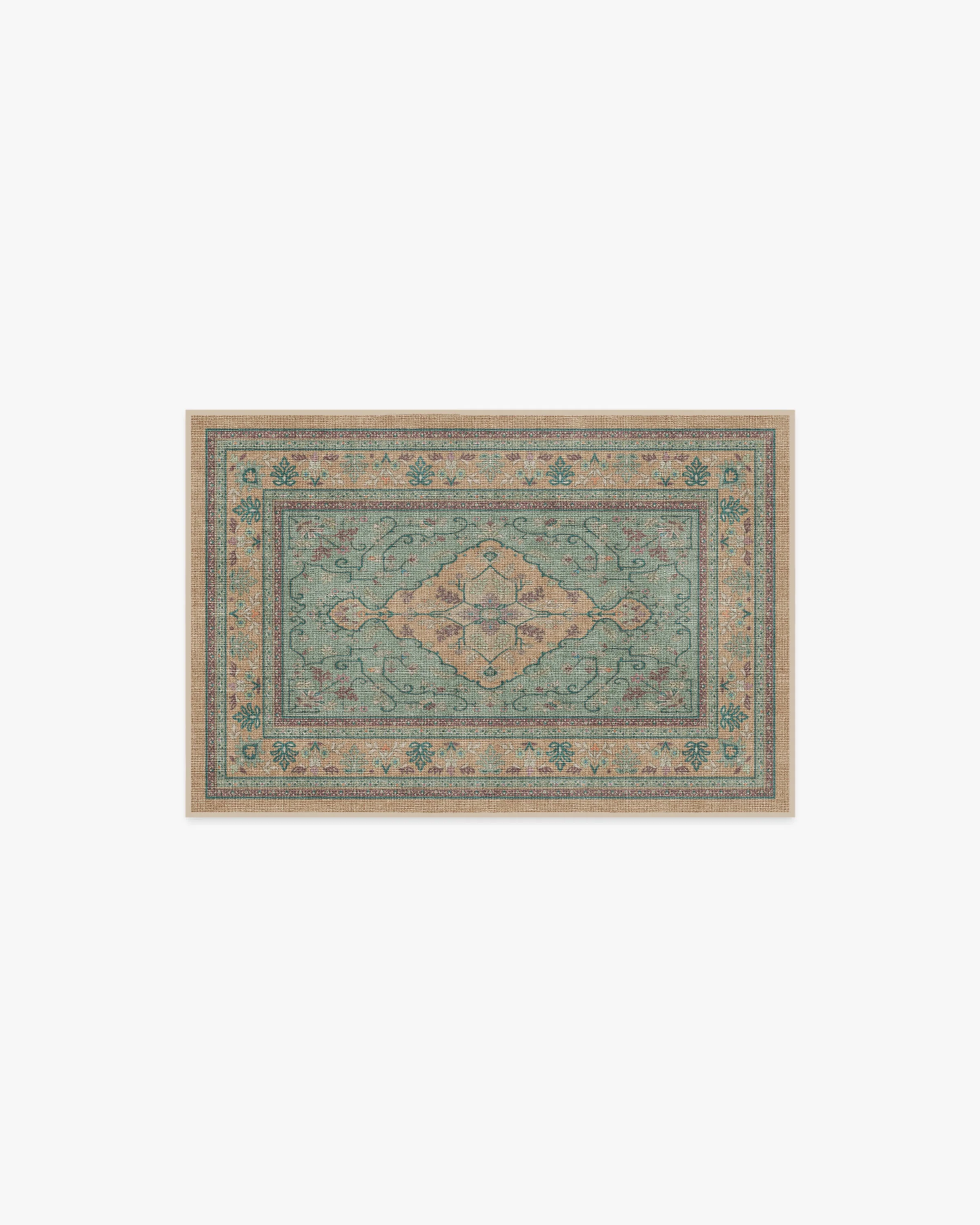 Tallulah Natural Jade Flatwoven Rug