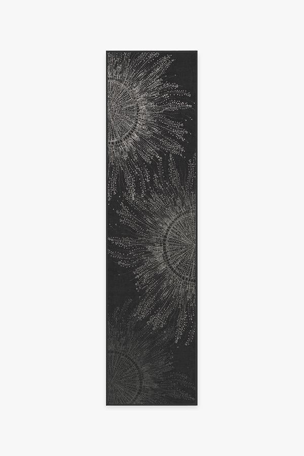 Jellyfish Bloom Charcoal Flatwoven Rug