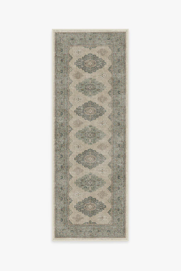 Maxine Natural Sage Flatwoven Rug