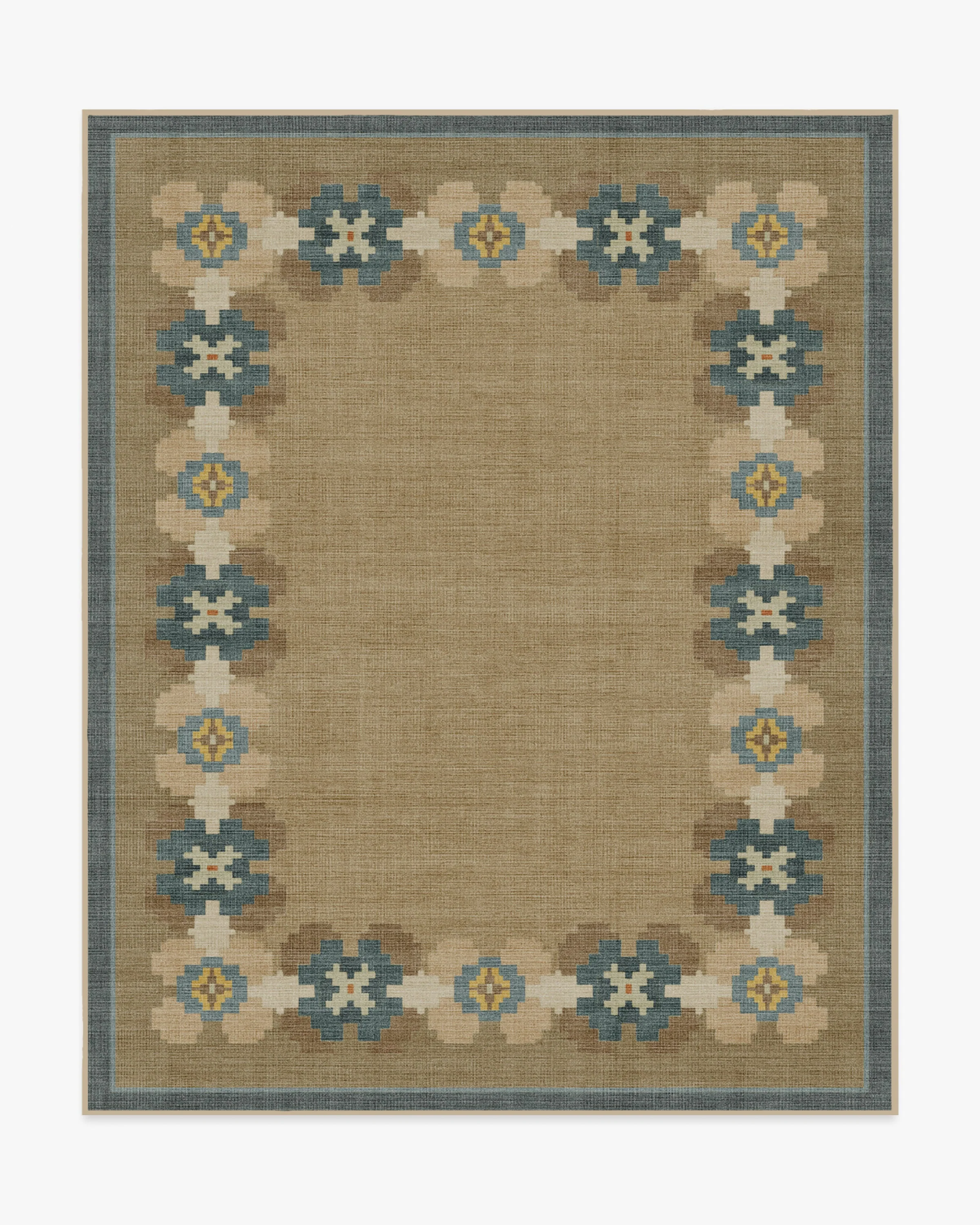 Aster Soft Blue Re-Jute Rug
