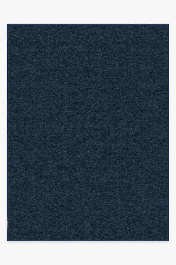 Heathered Solid Navy Rug