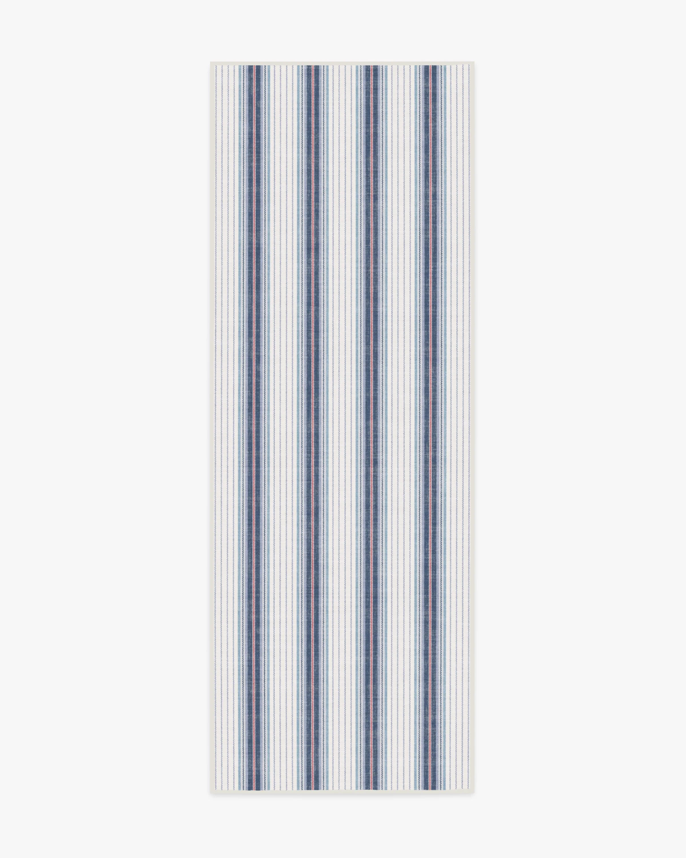 Cosette Stripe Ivory & Indigo Rug