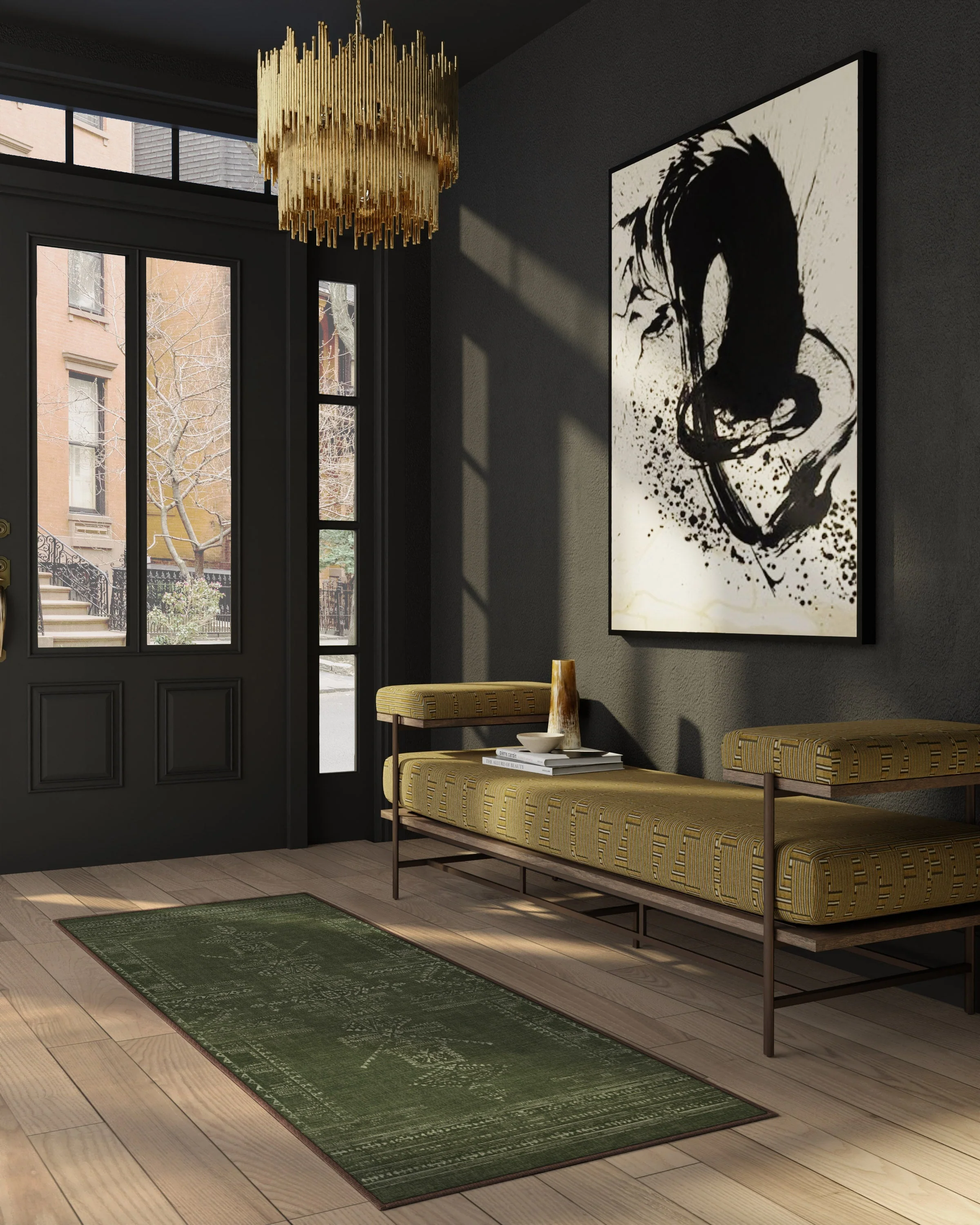 Amira Green Rug by Martyn Lawrence Bullard