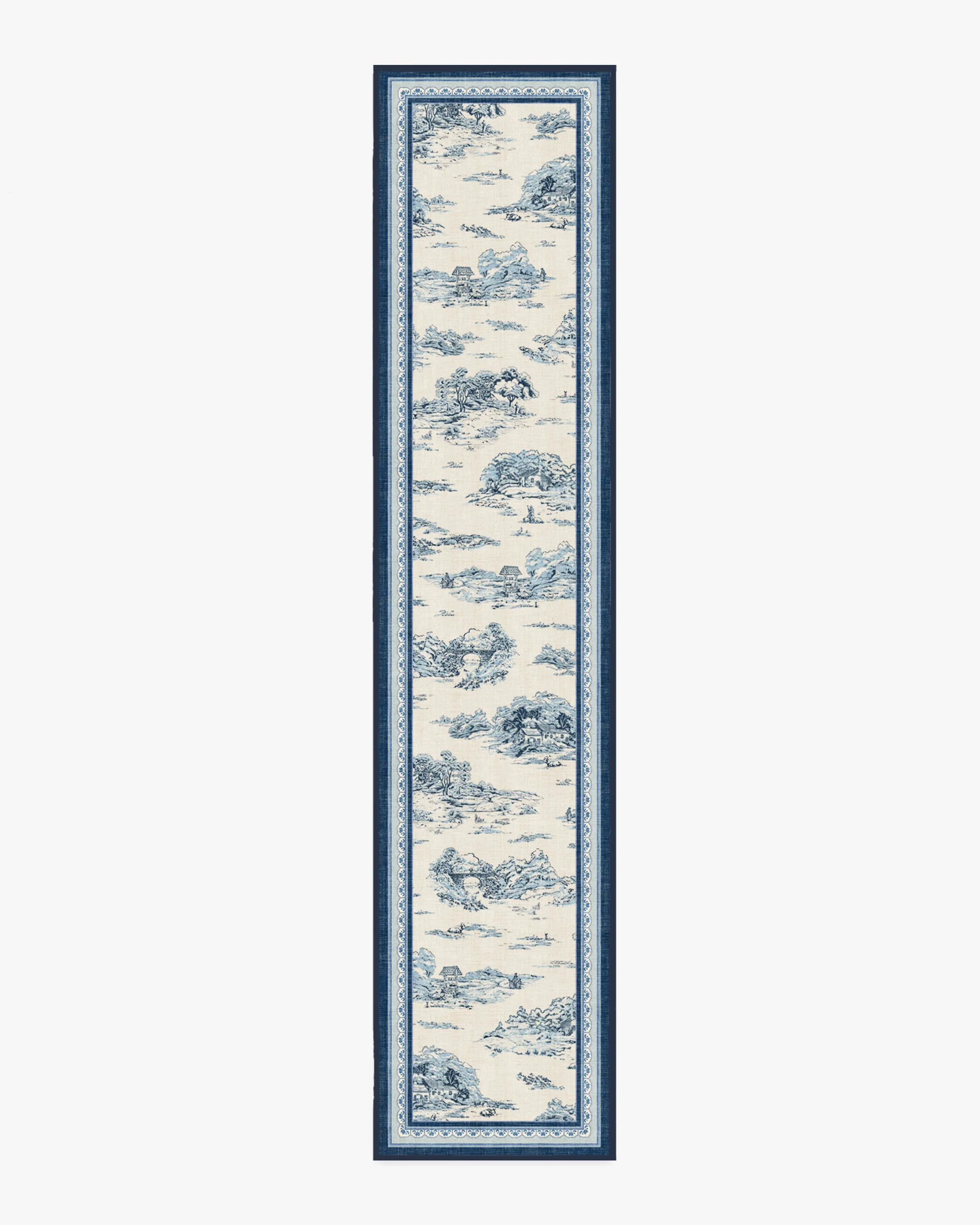 Provence Toile Delft Blue Rug
