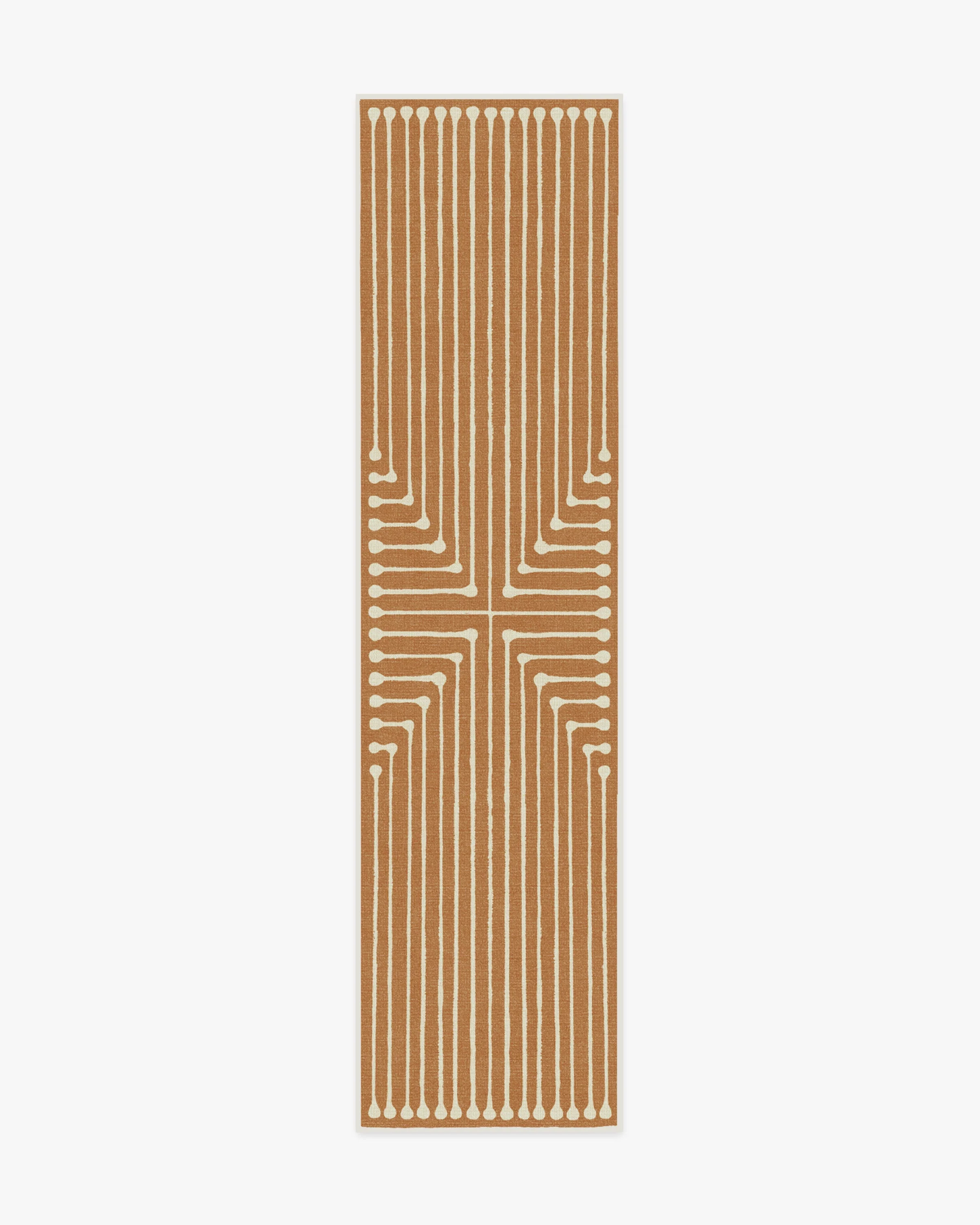 Inkdrop Copper Rug by Jonathan Adler