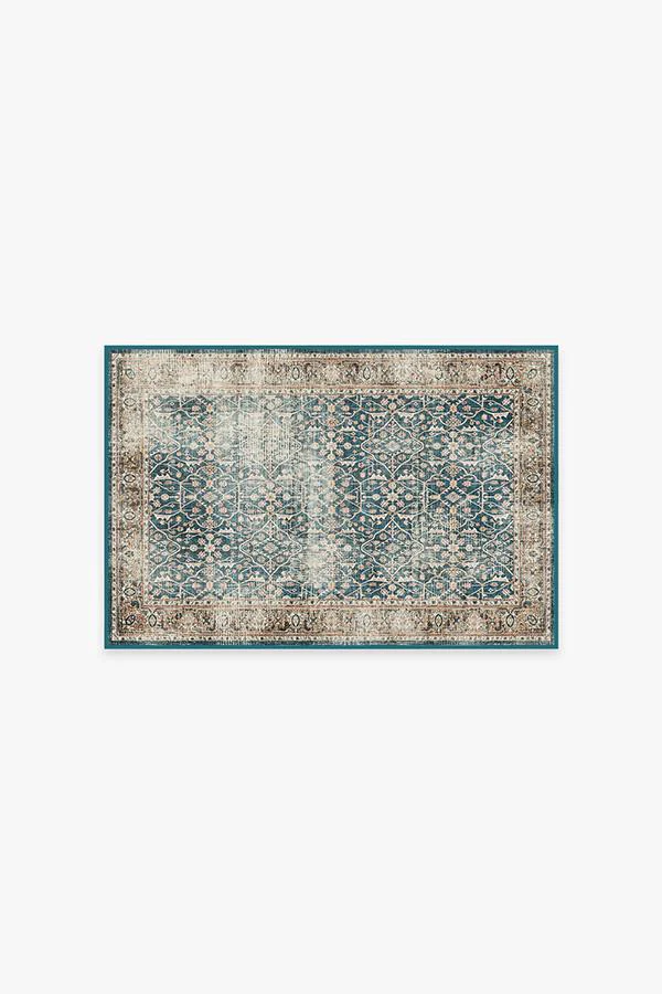 Celestine Teal Blue Rug