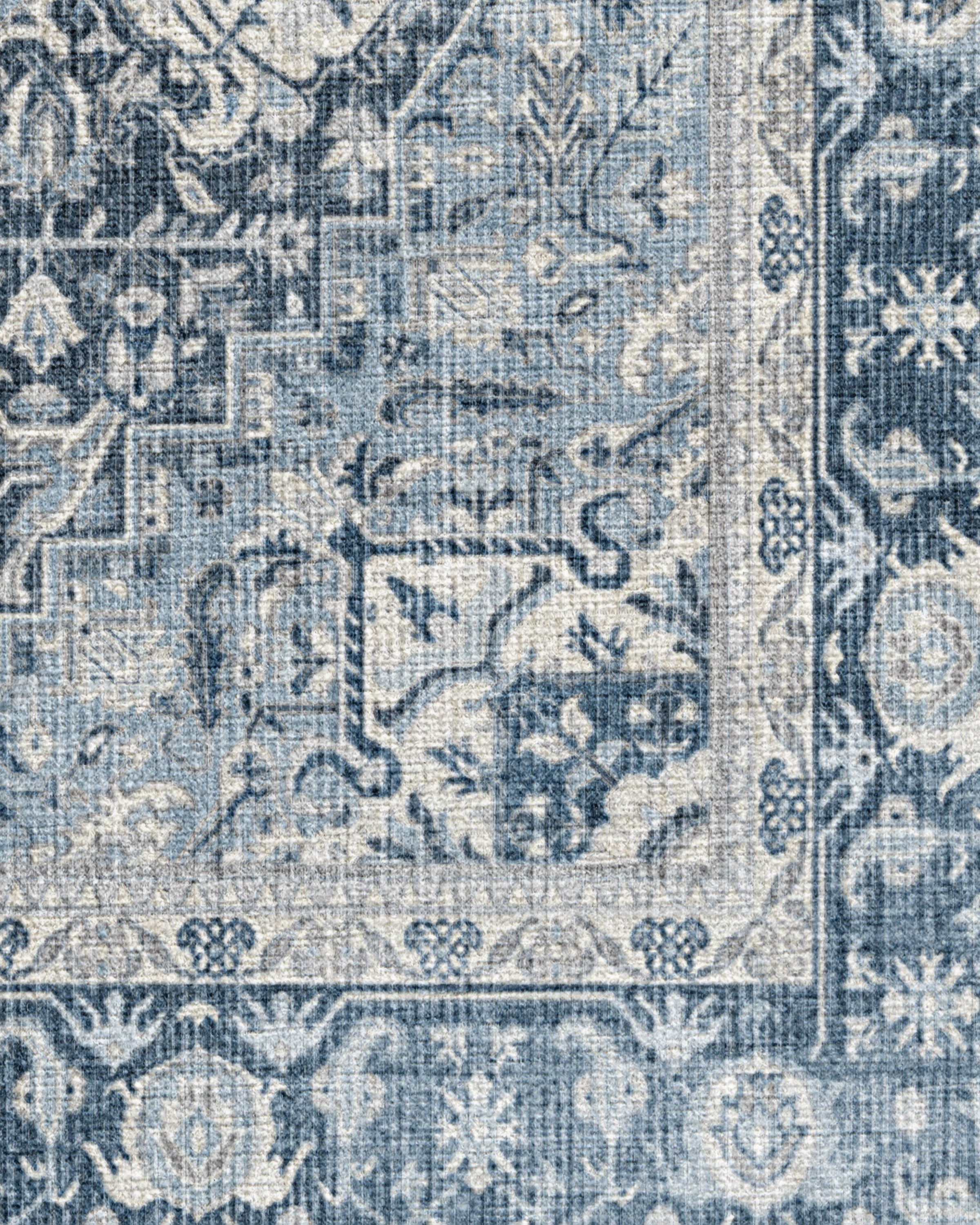 Kamran Admiral Blue Flatwoven Rug