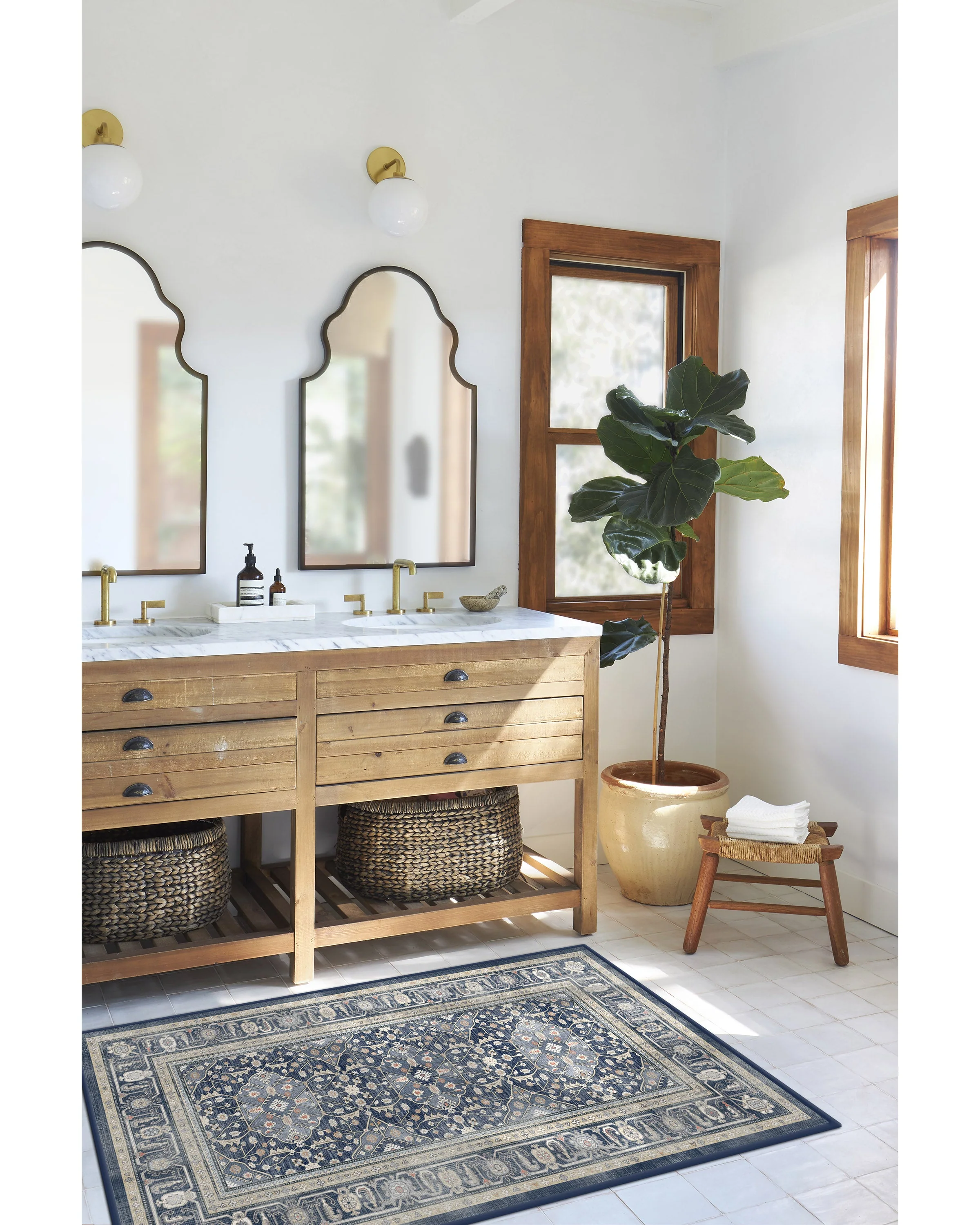 Alessia Dusk Blue Flatwoven Rug