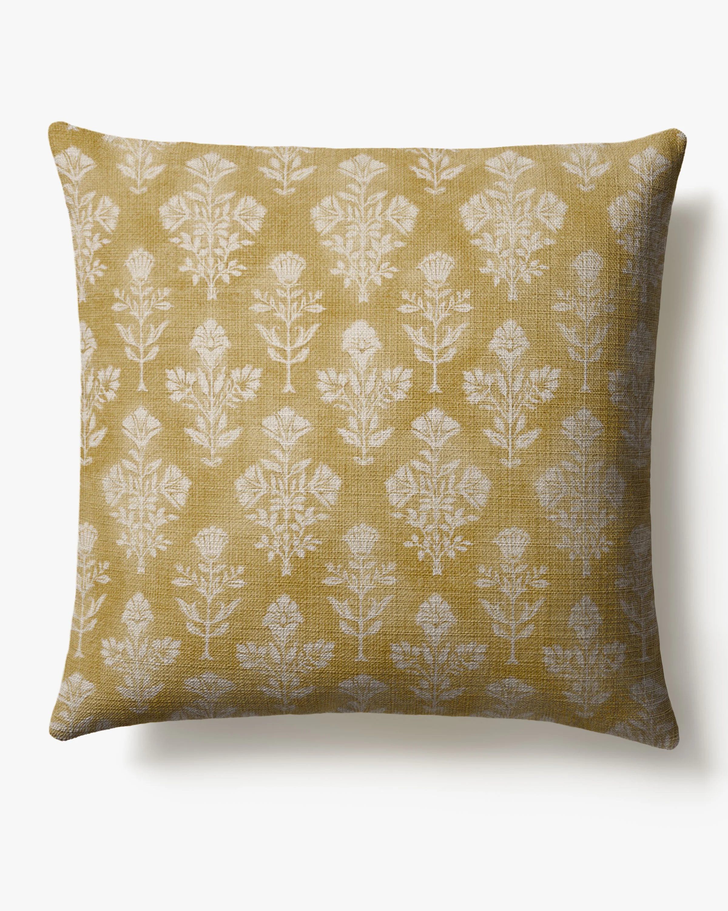Lauretta Light Ochre Woven Throw Pillow