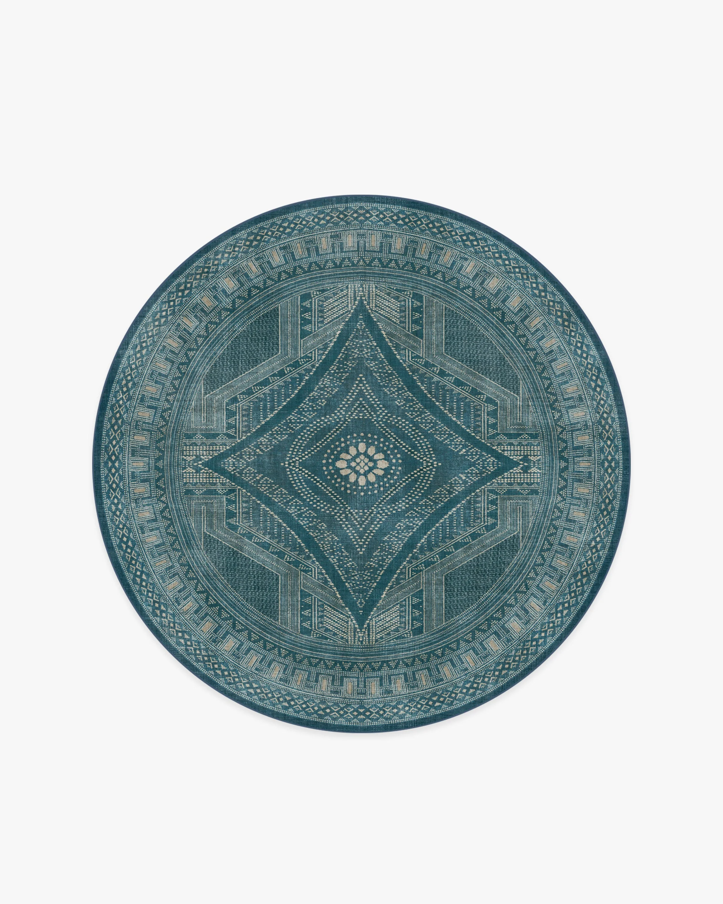 Nomad Blue Flatwoven Rug by Martyn Lawrence Bullard