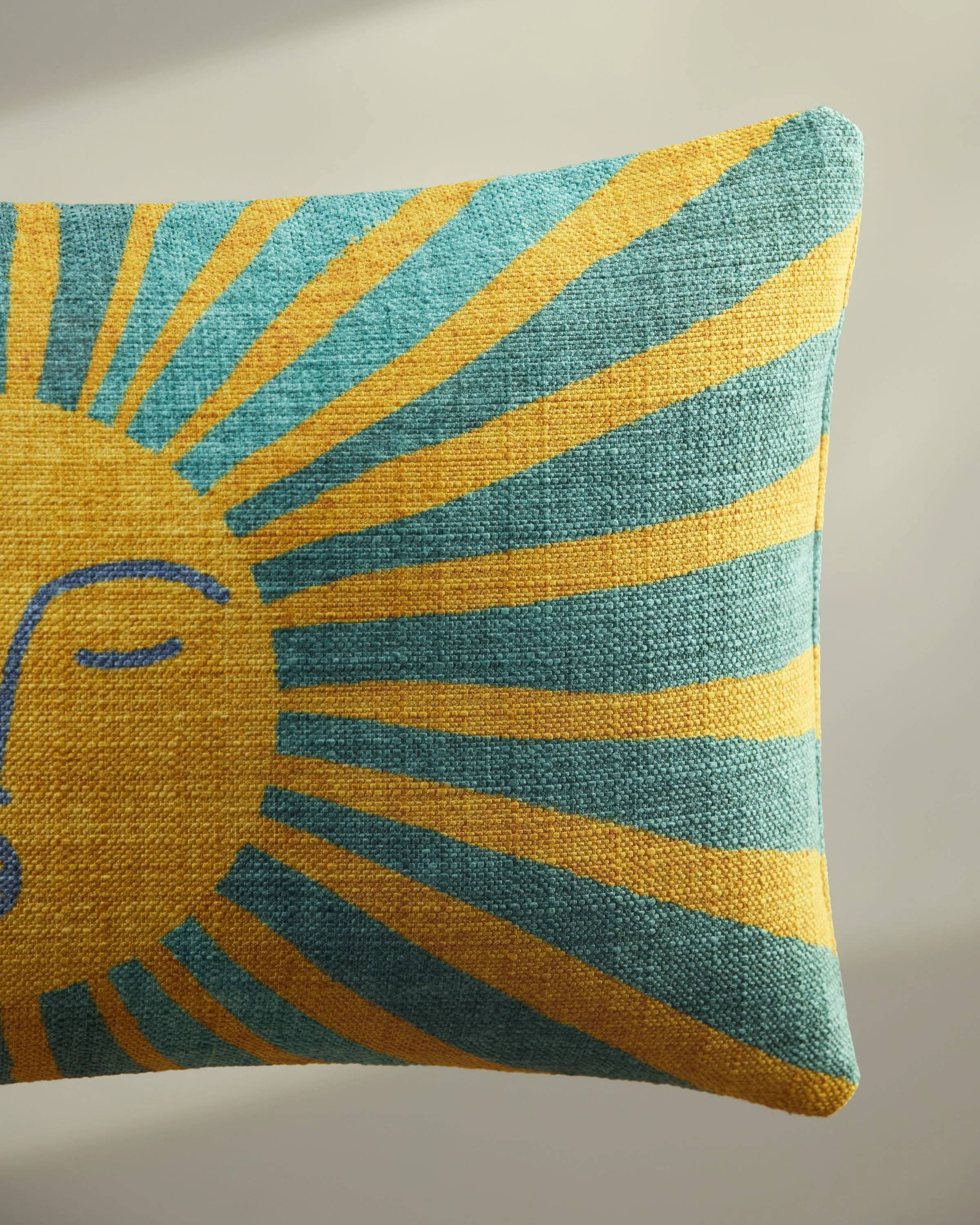 Solis Dusk Woven Throw Pillow by Justina Blakeney