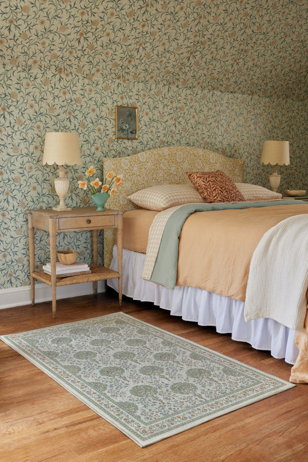 Kelmscott Tree Green Rug by Morris & Co.