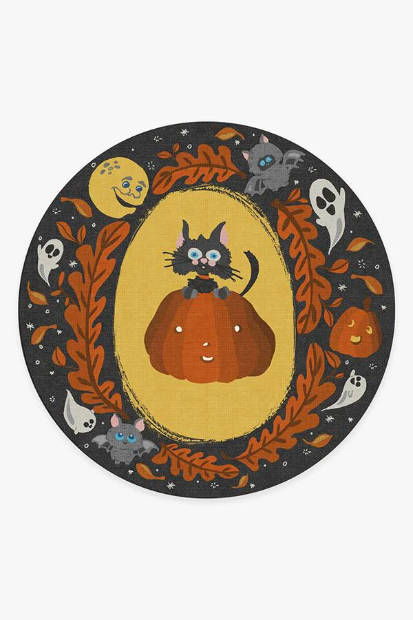 Scaredy Cat Flatwoven Rug