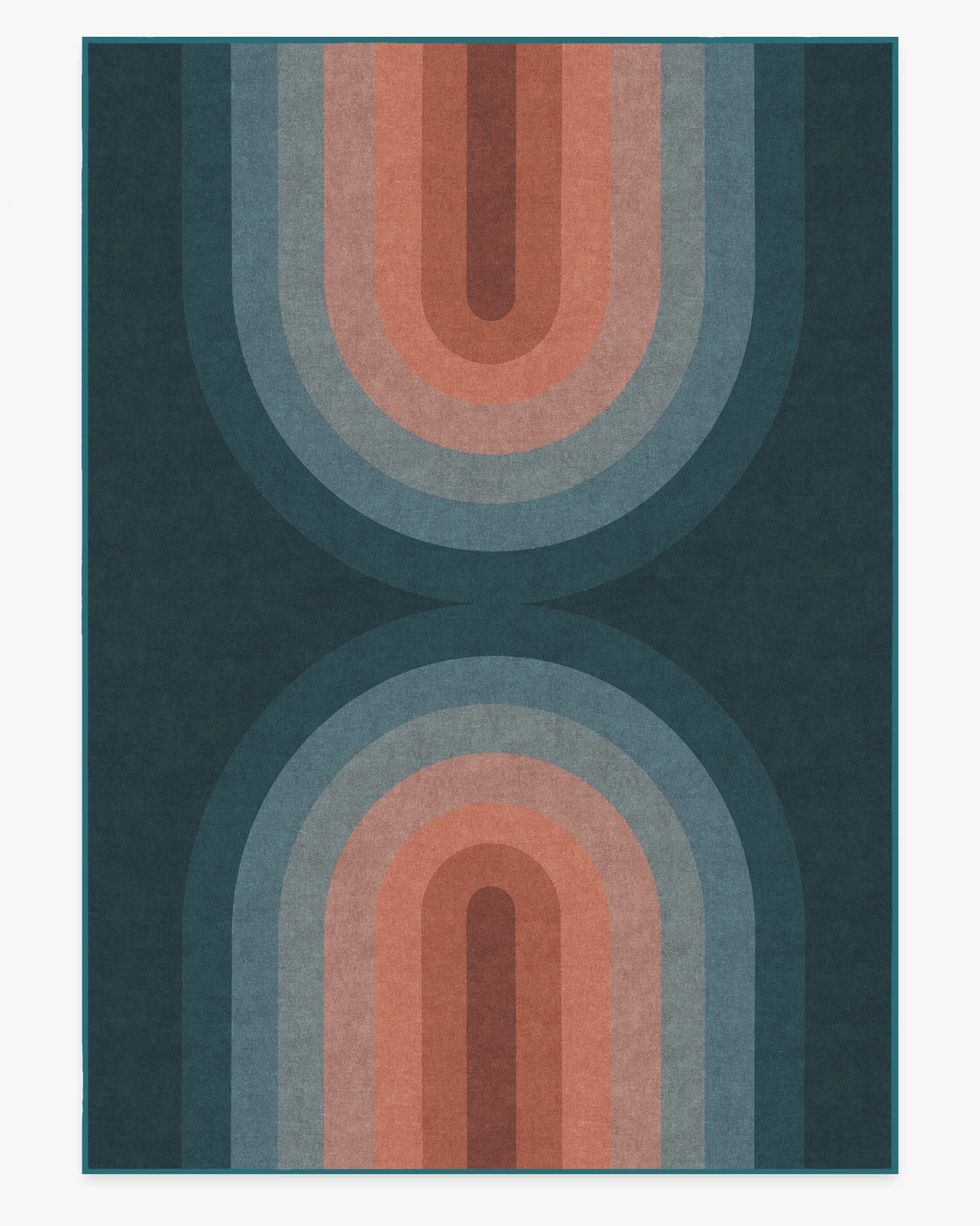 Absida Teal Rug