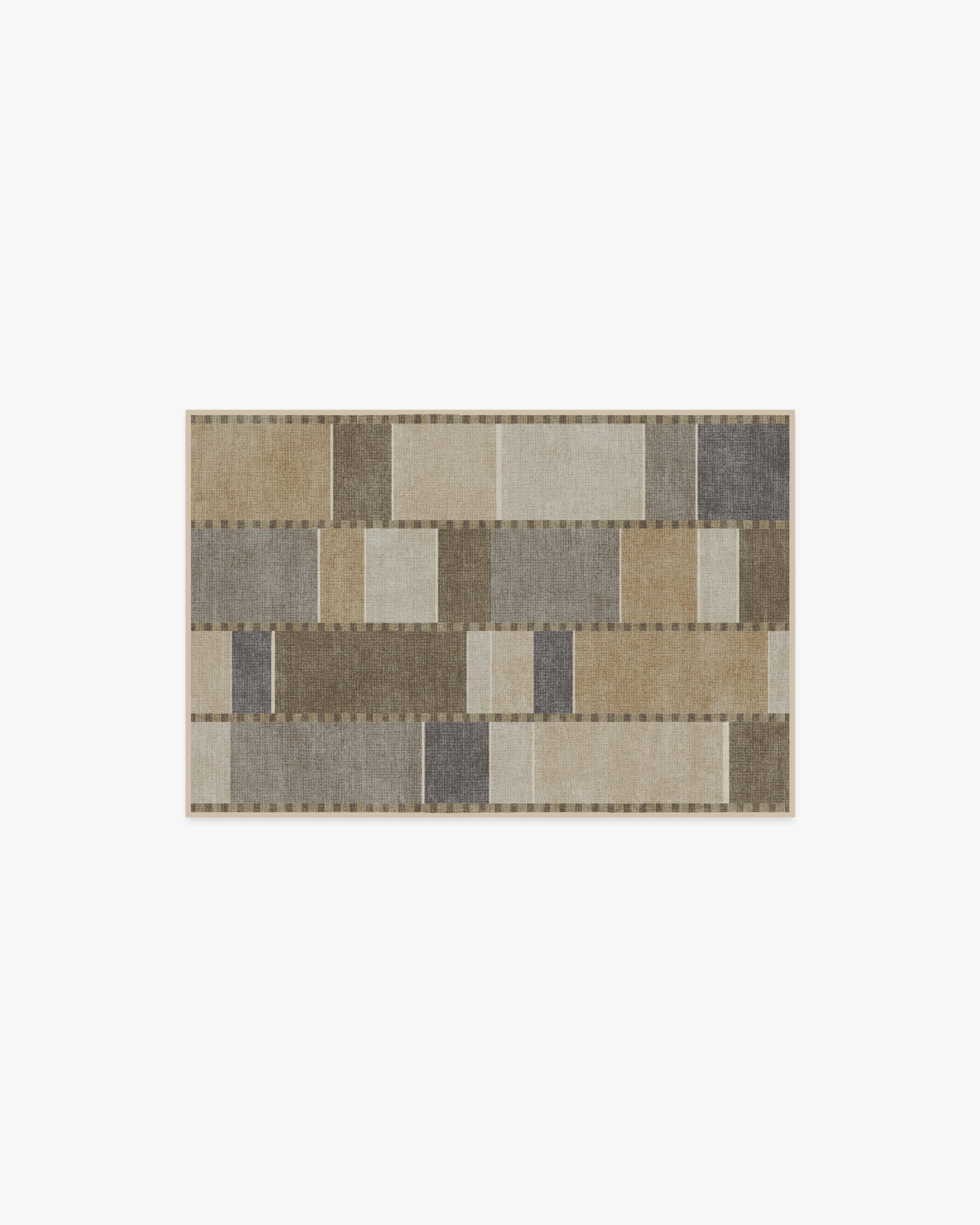 Vienna Beige & Stone Flatwoven Rug by Michael Michalsky