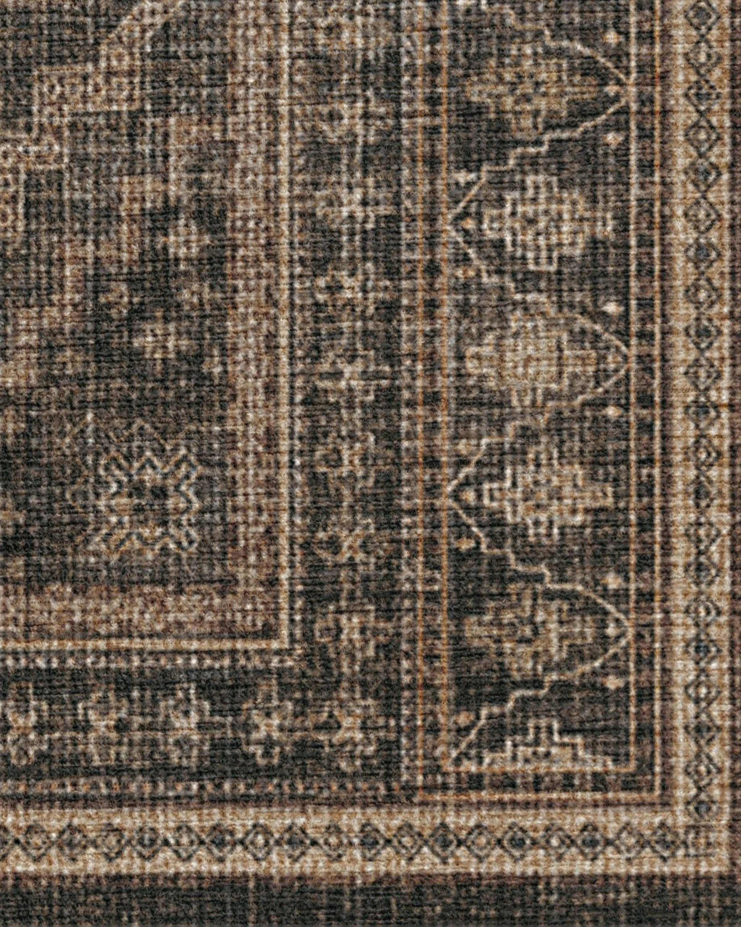 Rayne Charcoal & Tan Flatwoven Rug