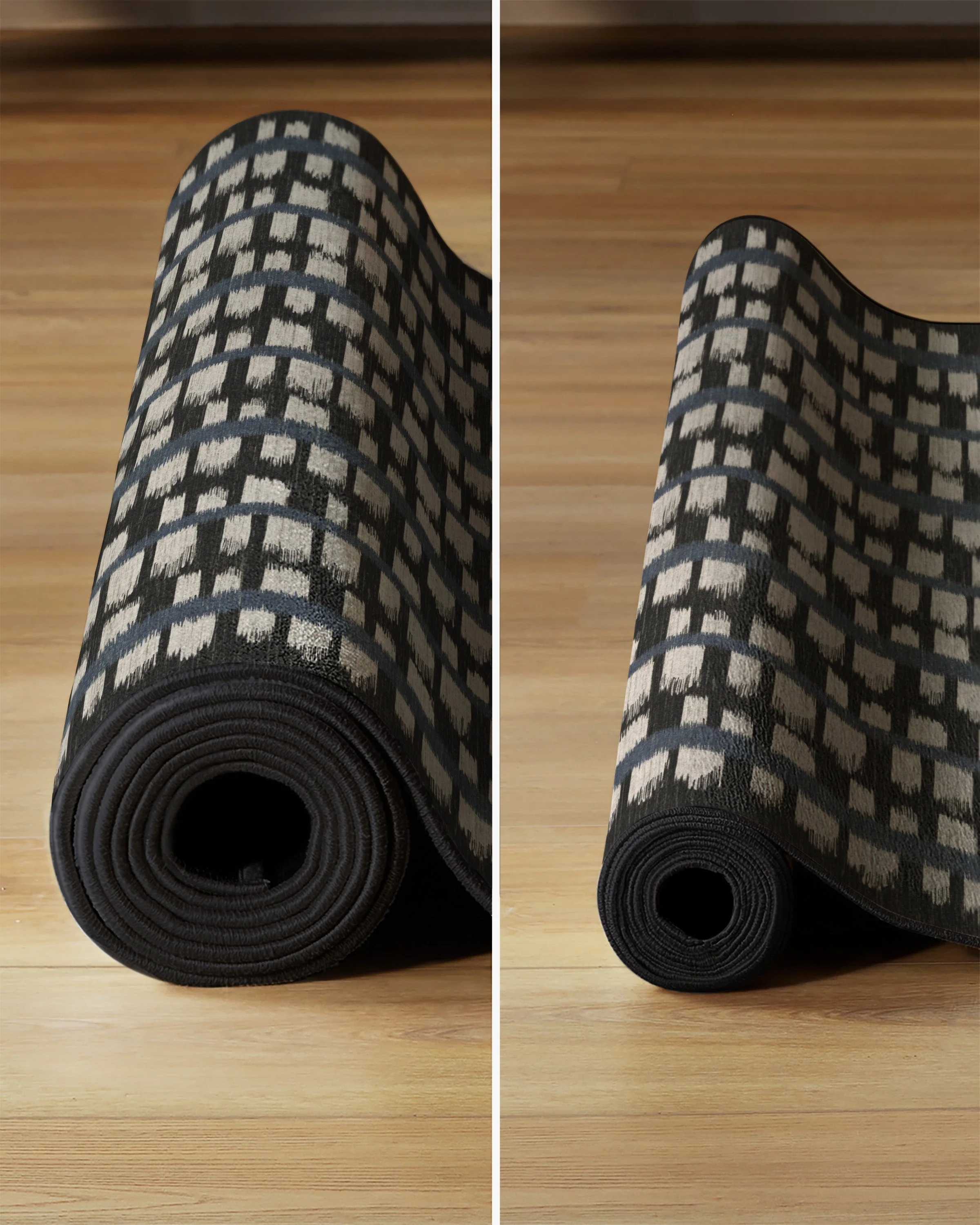 Berlin Charcoal & Sand Rug by Michael Michalsky