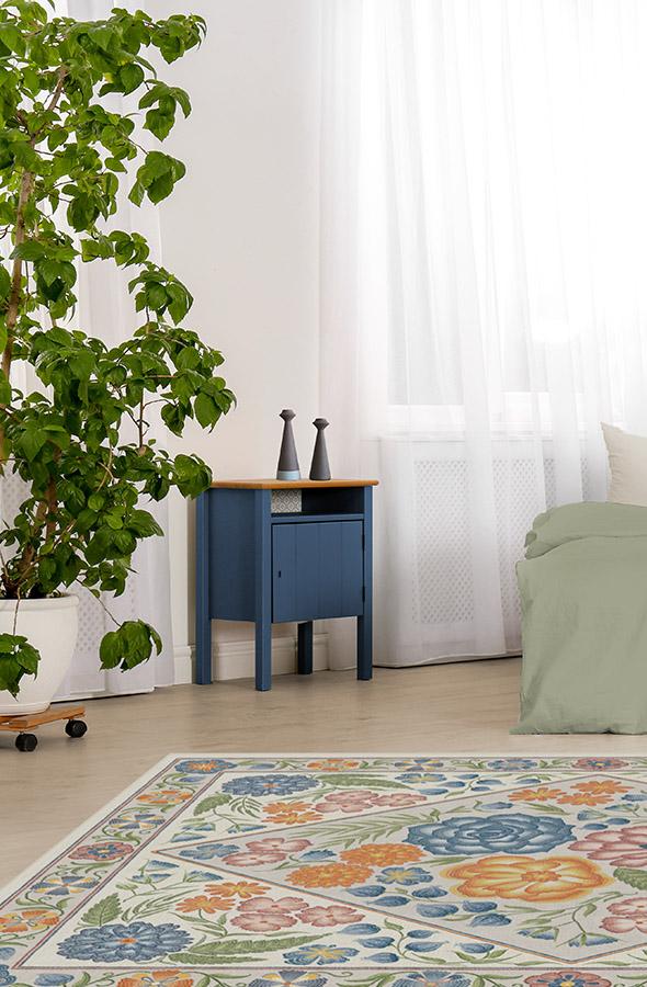 Prado Blue Bouquet Rug