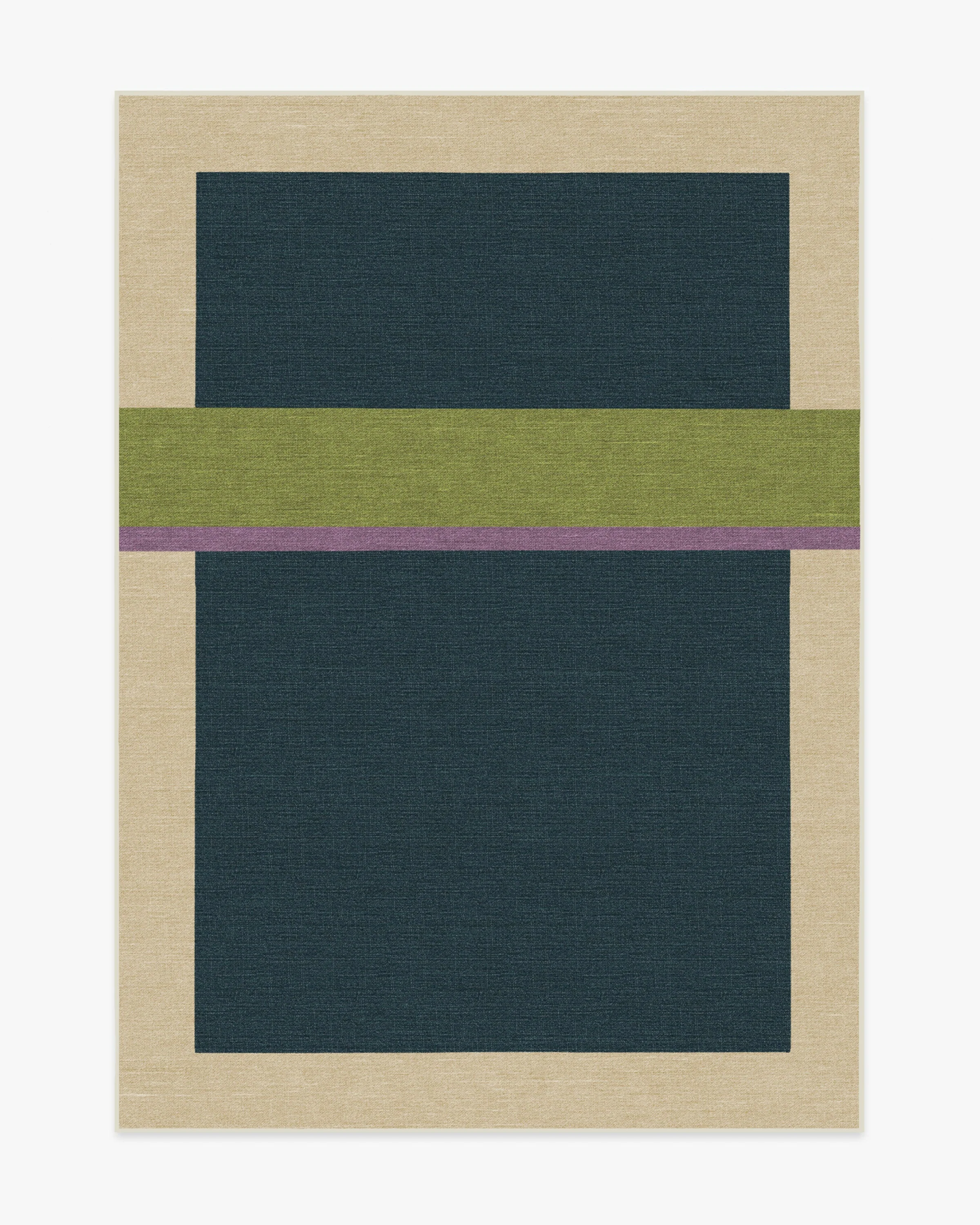 Breakout Teal & Chartreuse Rug by Architectural Digest