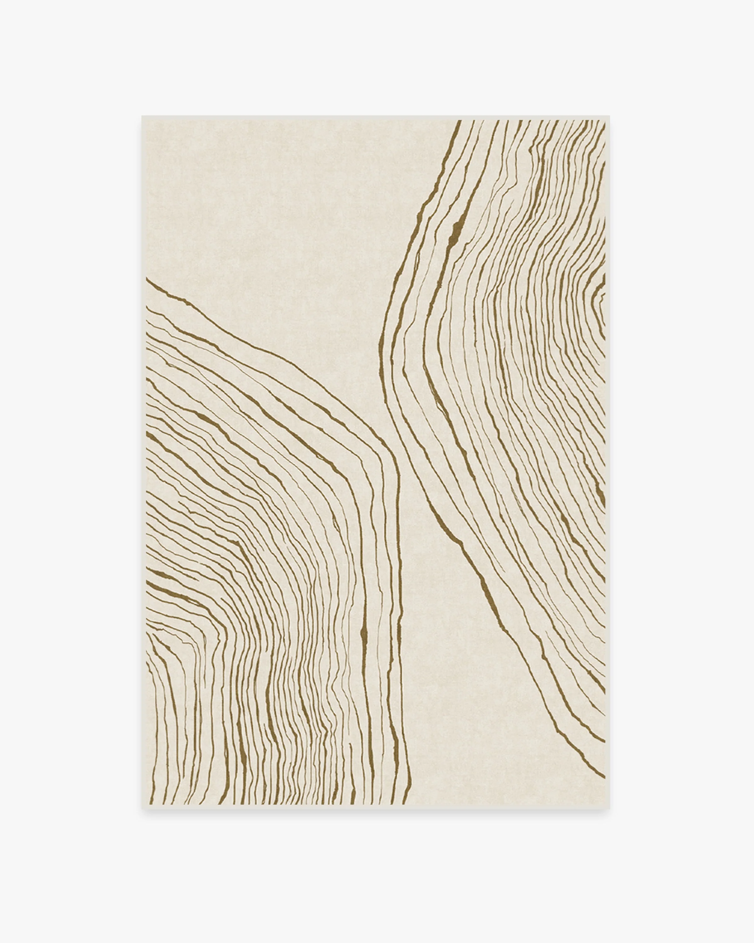 Seine Camel & Ivory Flatwoven Rug by Nina Takesh